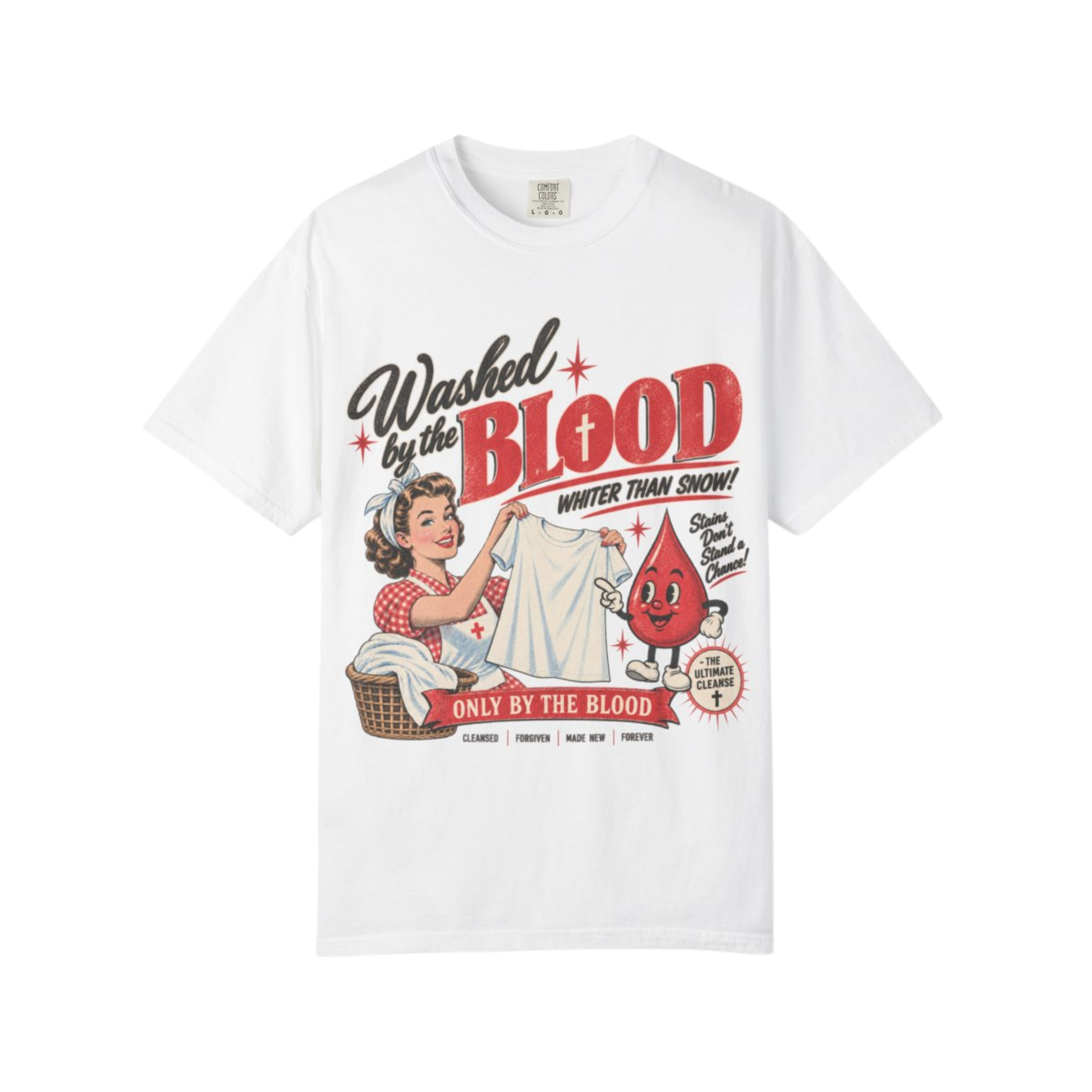 Only By the Blood Oversized Tee
