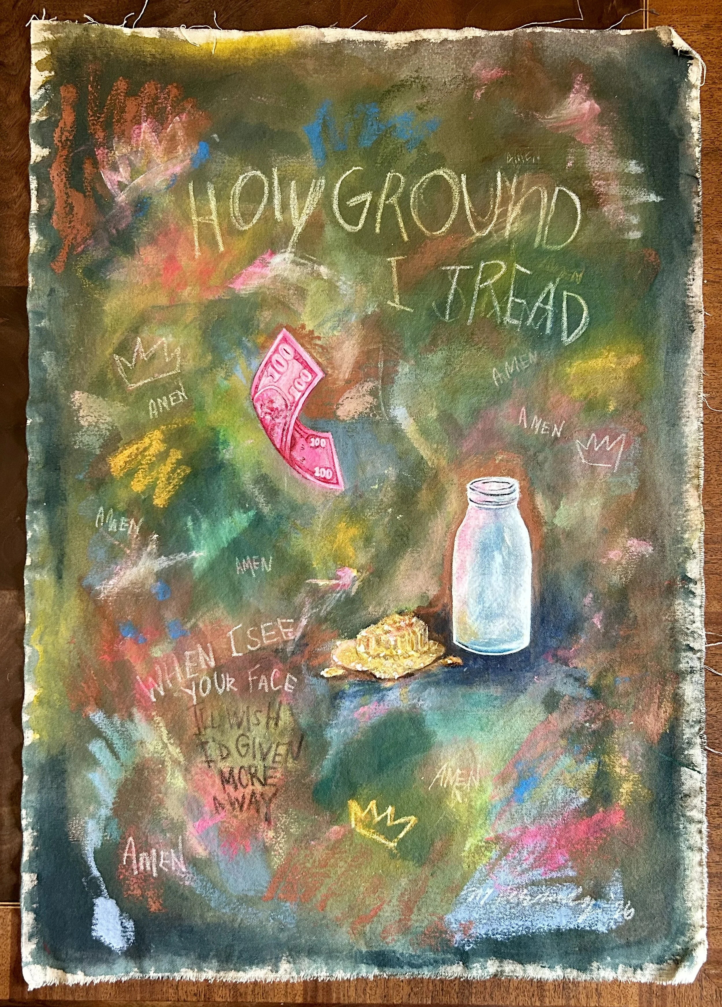 Original commissioned artwork by 3zzz’s Studio, created as a one-of-a-kind custom painting for a private collector.