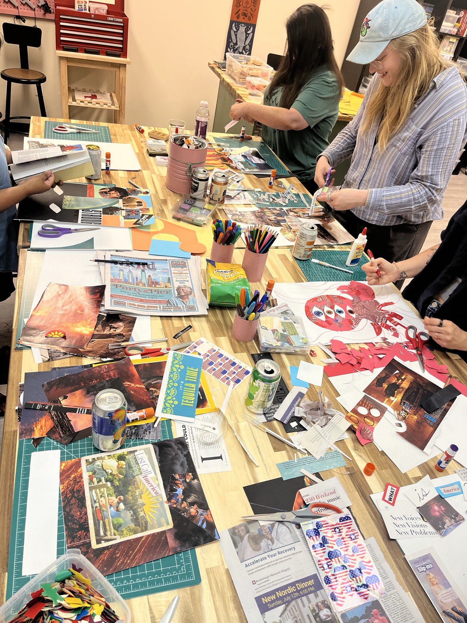 Protest Art: Collage Fundraiser for New Sanctuary Movement, Thursday 8/27