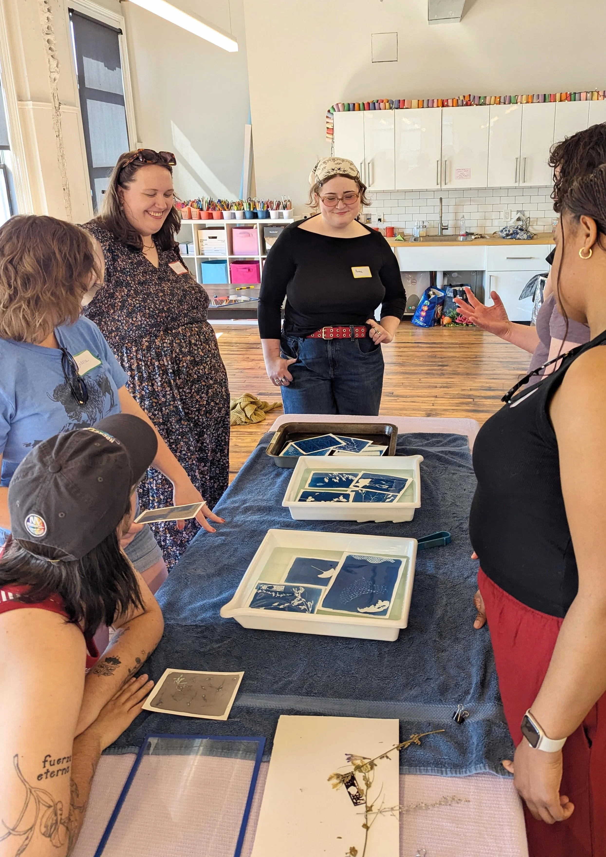 craft nation cyanotype workshop image 3