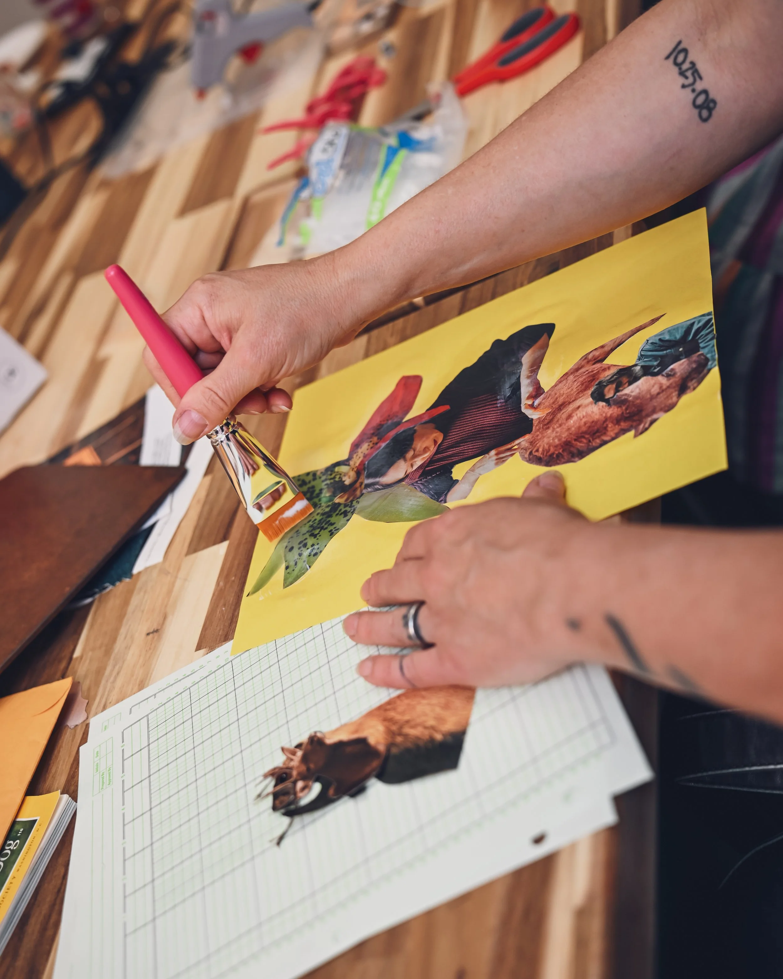 Protest Art: Collage Fundraiser for Asian Americans United, Thursday 7/30