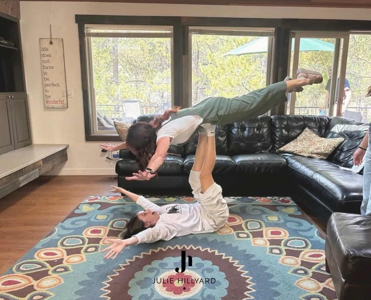 My daughter wanted me to do this. I thought I was going to break her. Instead, I learned how freaking strong she is!
Sometimes we don’t want to burden our spouse with our thoughts, struggles and feelings, but I think we need to give them more