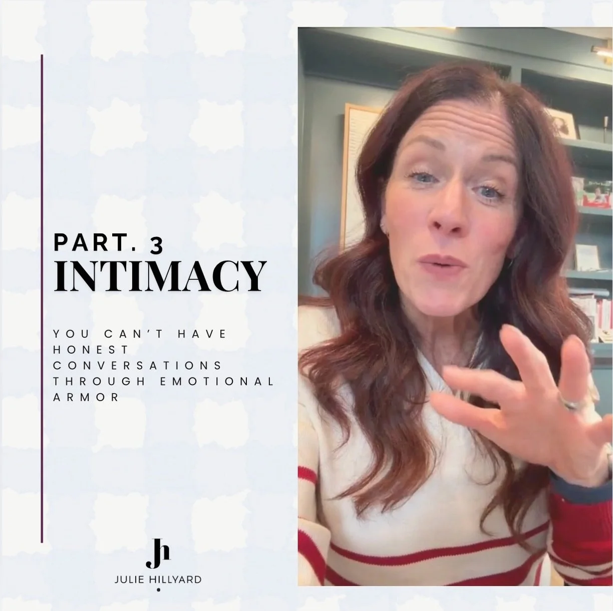 You can&rsquo;t have honest conversations through emotional armor.

#OurSweetSpot #TalkToConnect #IntentionalConversations #CouplesWhoGrow
#FlipBookForConnection