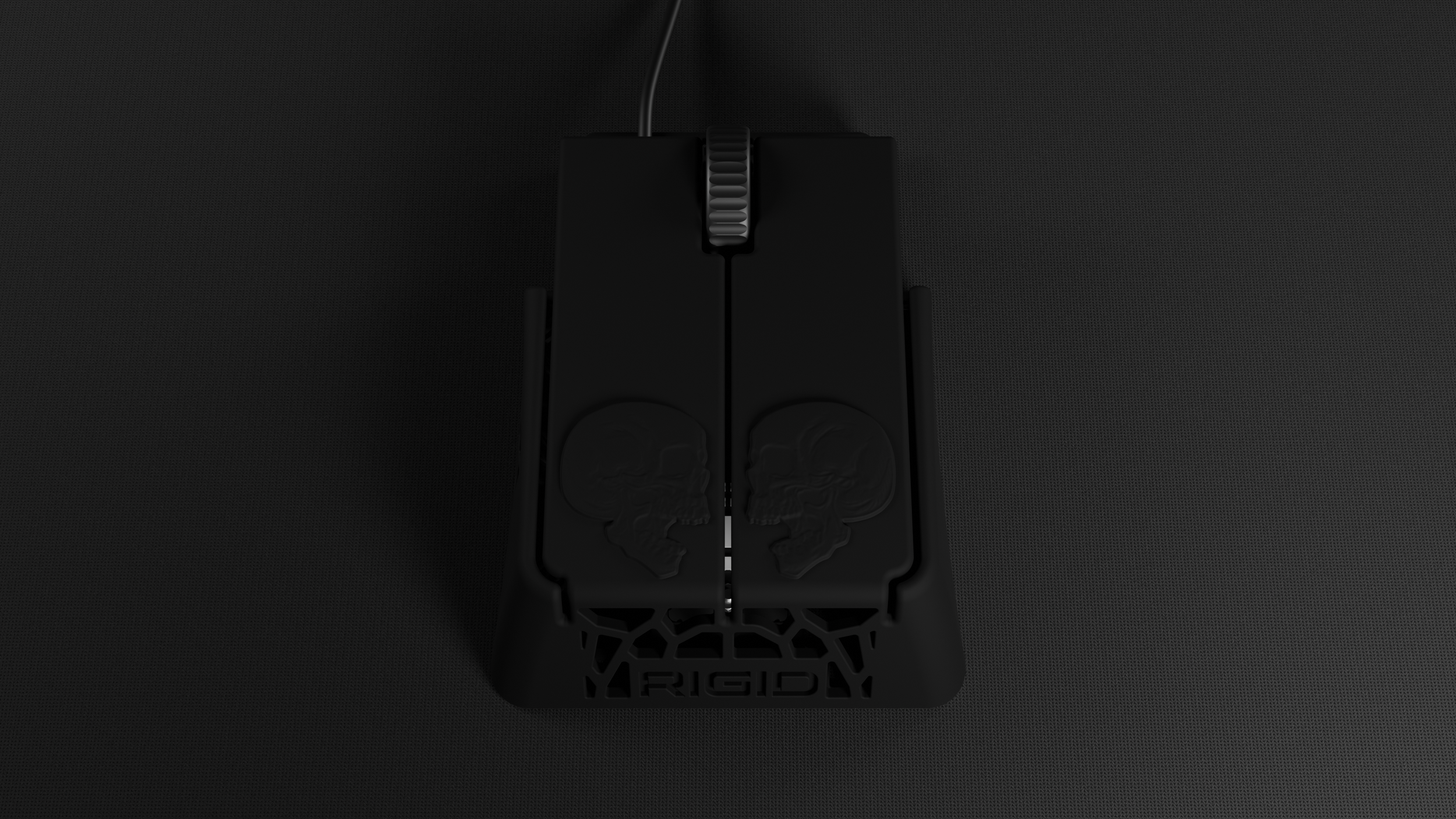 CLR1 Black Gaming Mouse - Skull Edition