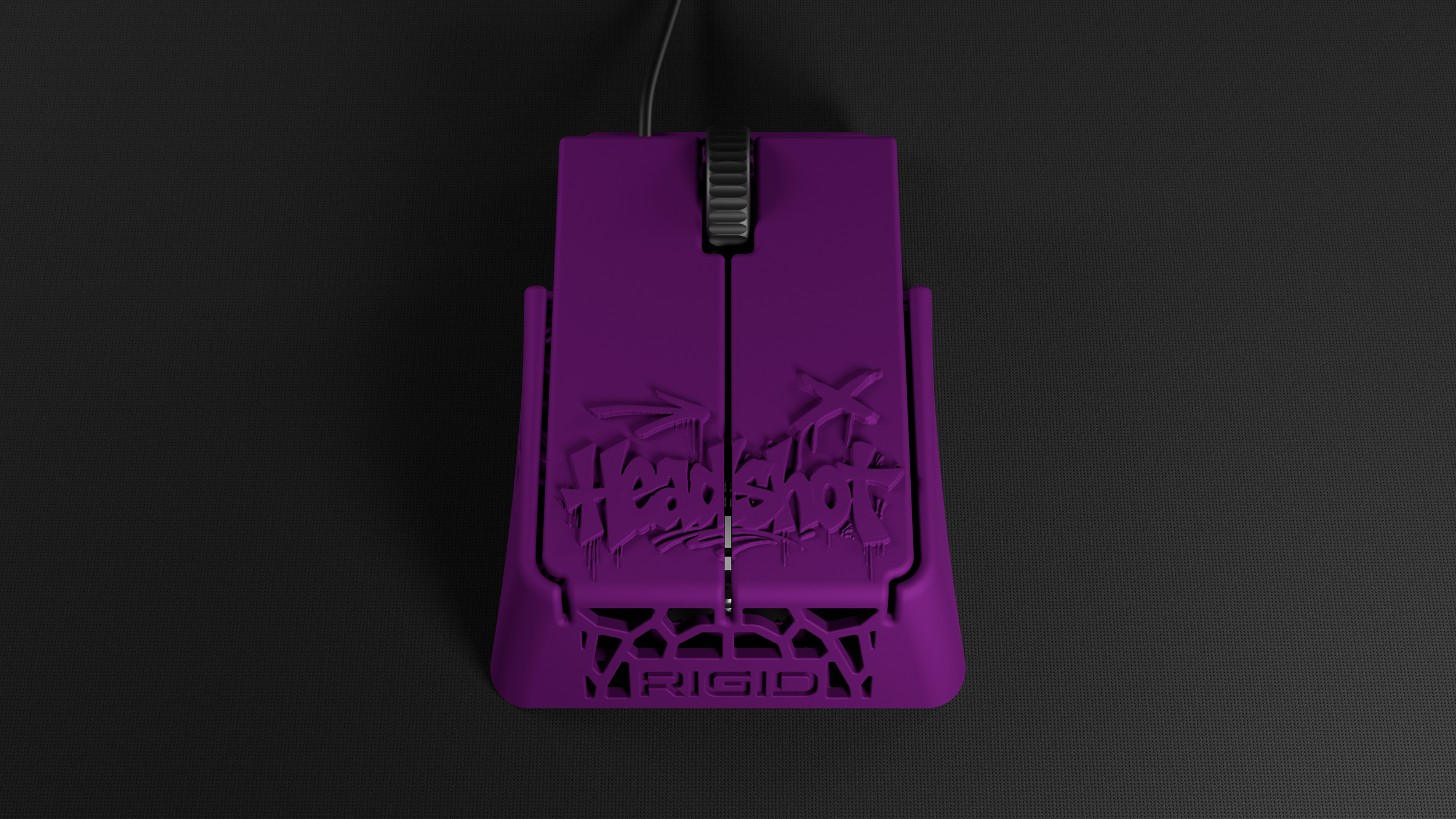 CLR1 Purple Gaming Mouse - Graffiti Edition