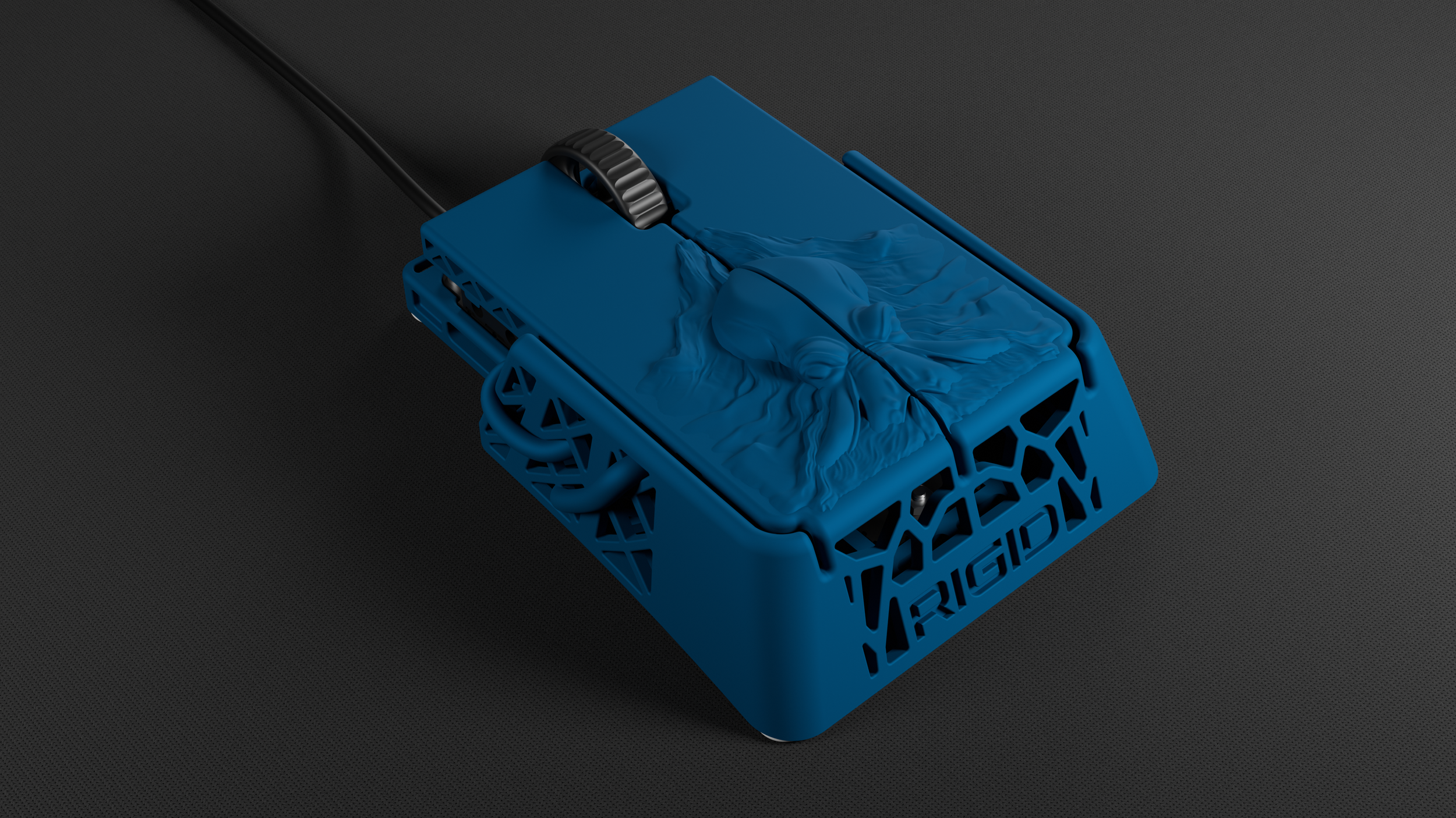 CLR1 Blue Gaming Mouse - Octopus Edition