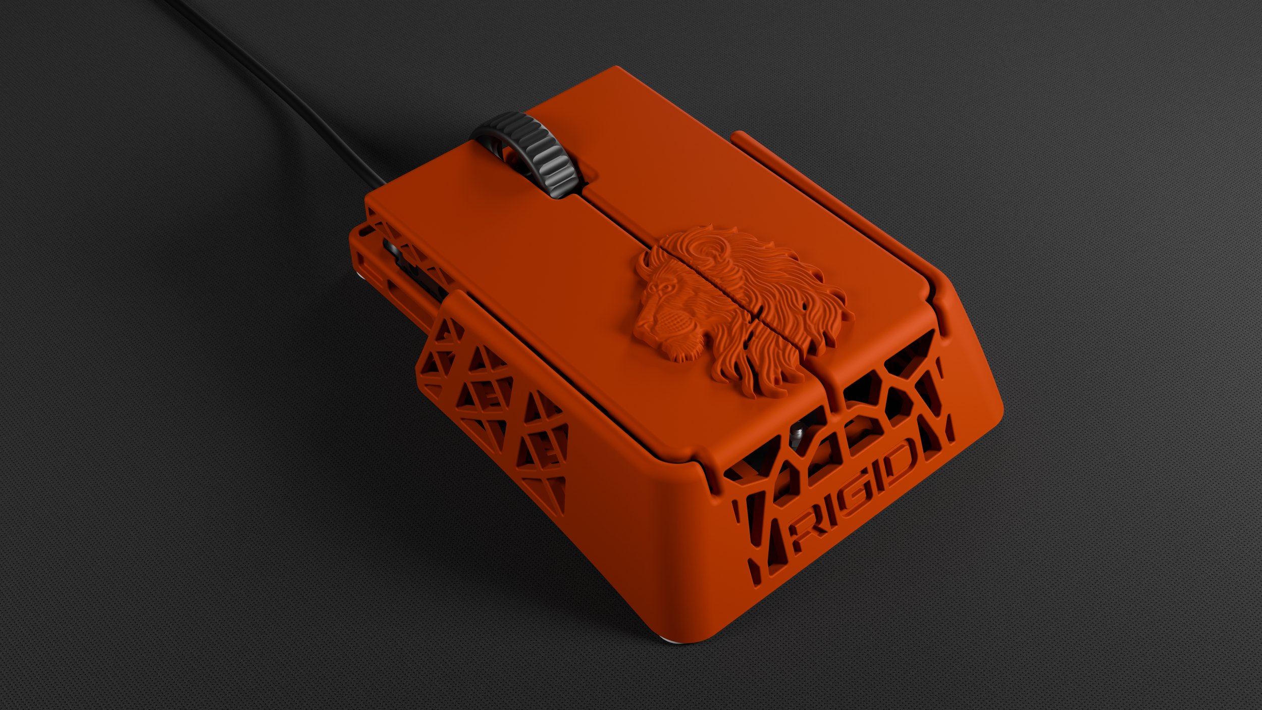 CLR1 Orange Gaming Mouse - Lion Edition