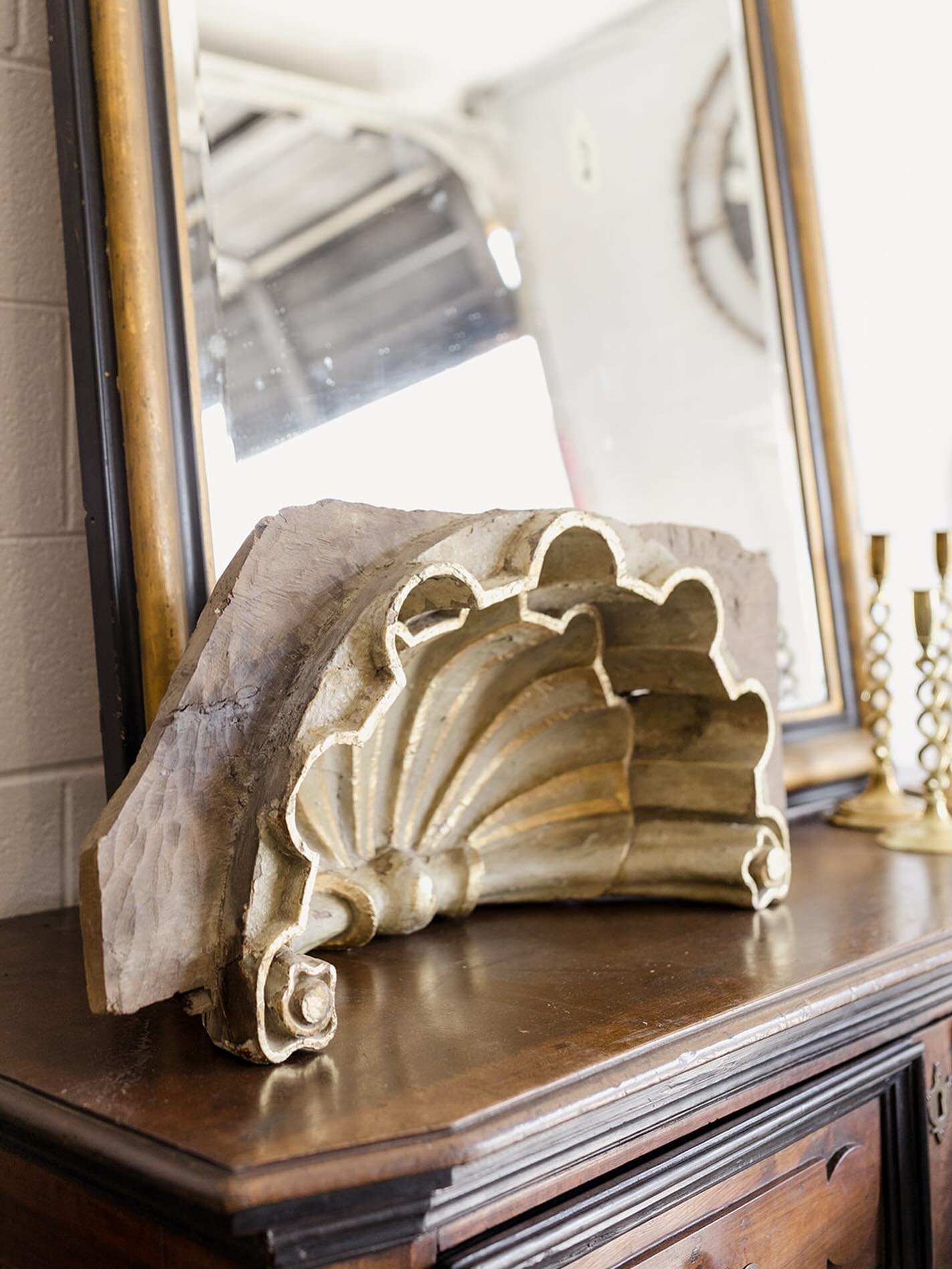 CARVED FRAGMENT OF CORNICE SHELL, 1860. SOLD but needs a place on the gram 🐚 📸 @marycravenphotography