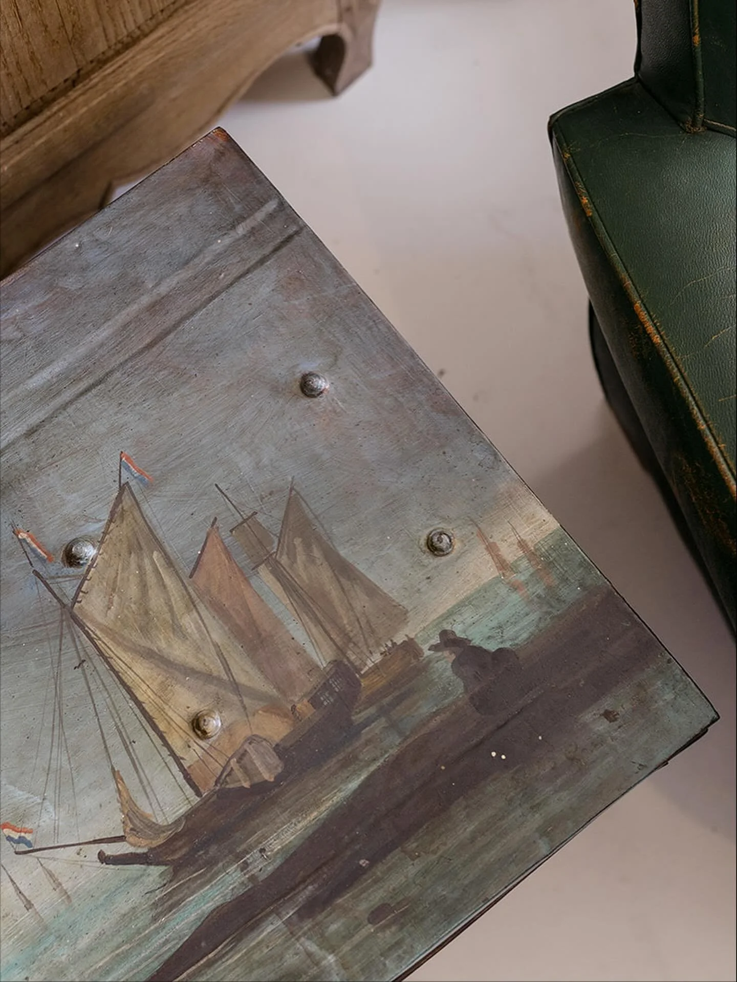 This week was challenging. 
Single mom life plus business owner equals all the jobs, all the time. I kept dreaming of escaping somewhere quiet&mdash;like on this sailboat on my favorite antique trunk. But these photos bring me back to center. Exhaust