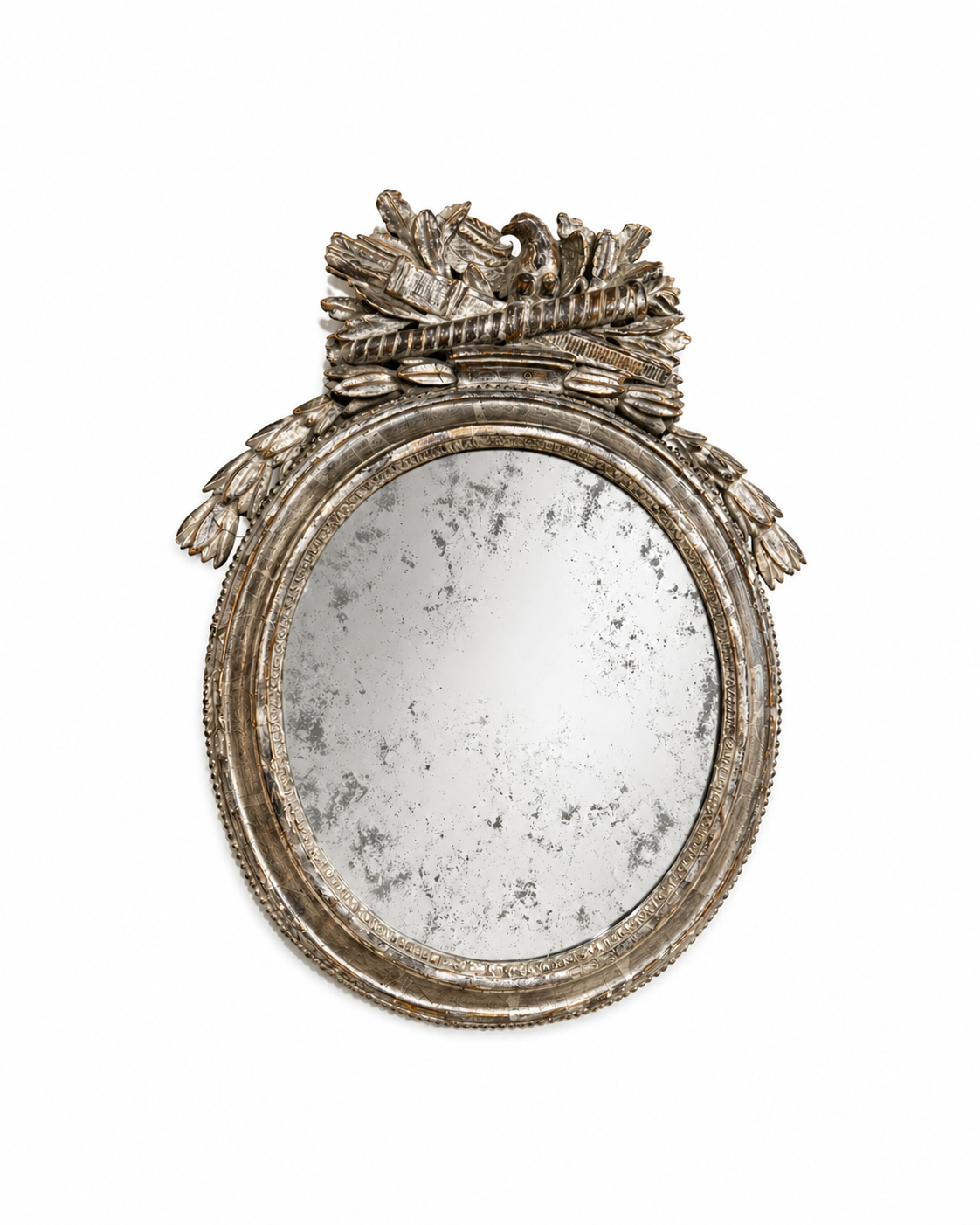 Silver Gilt Oval Mirror, c. 1860.png