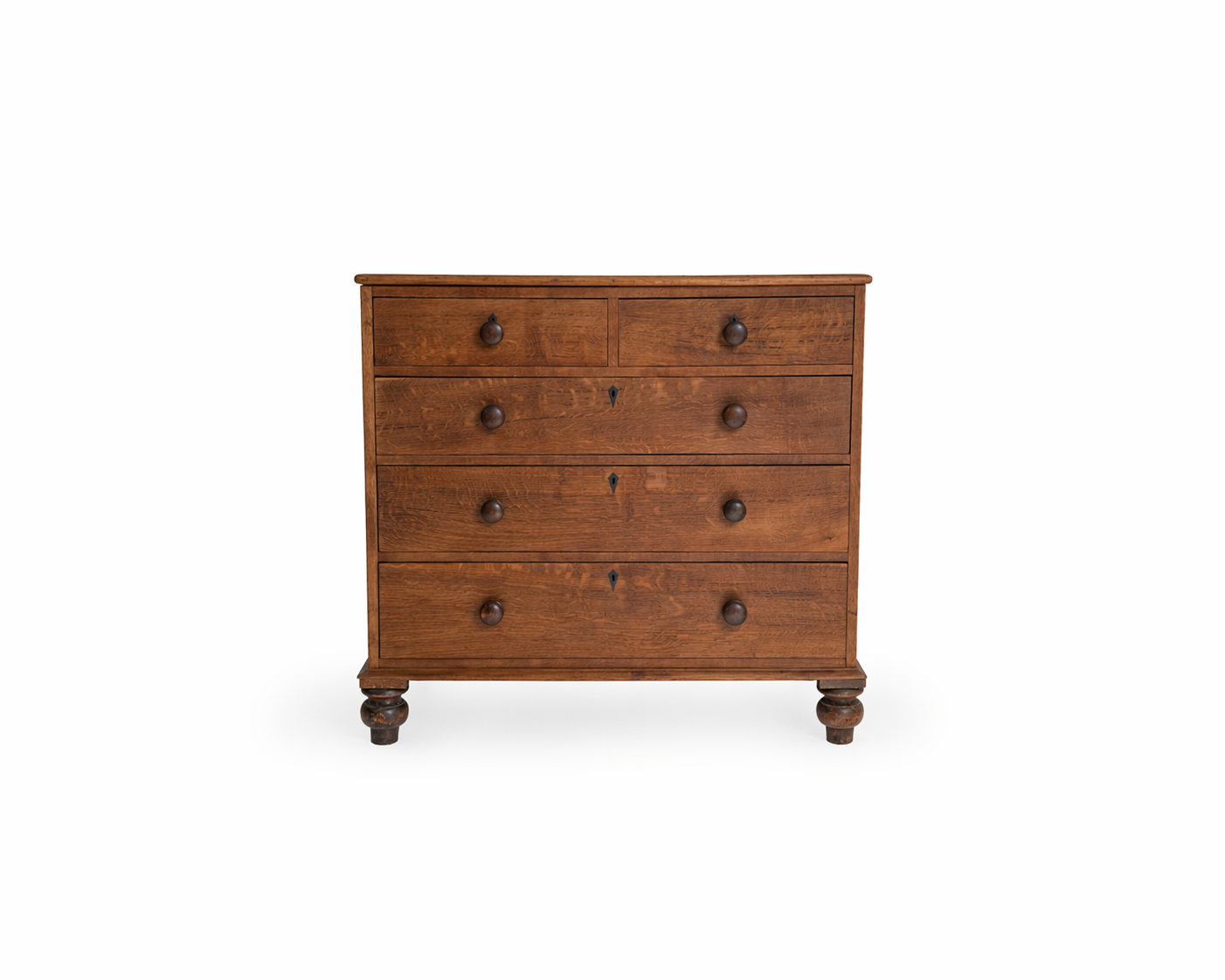 Large Oak Victorian Chest