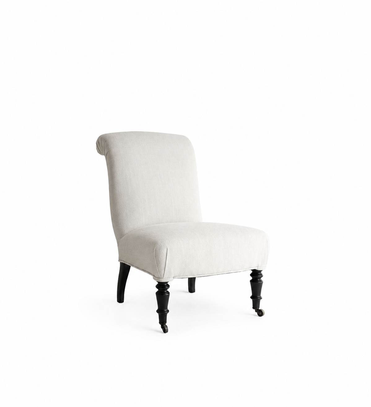 French Napoleon Slipper Chair, c. 1890