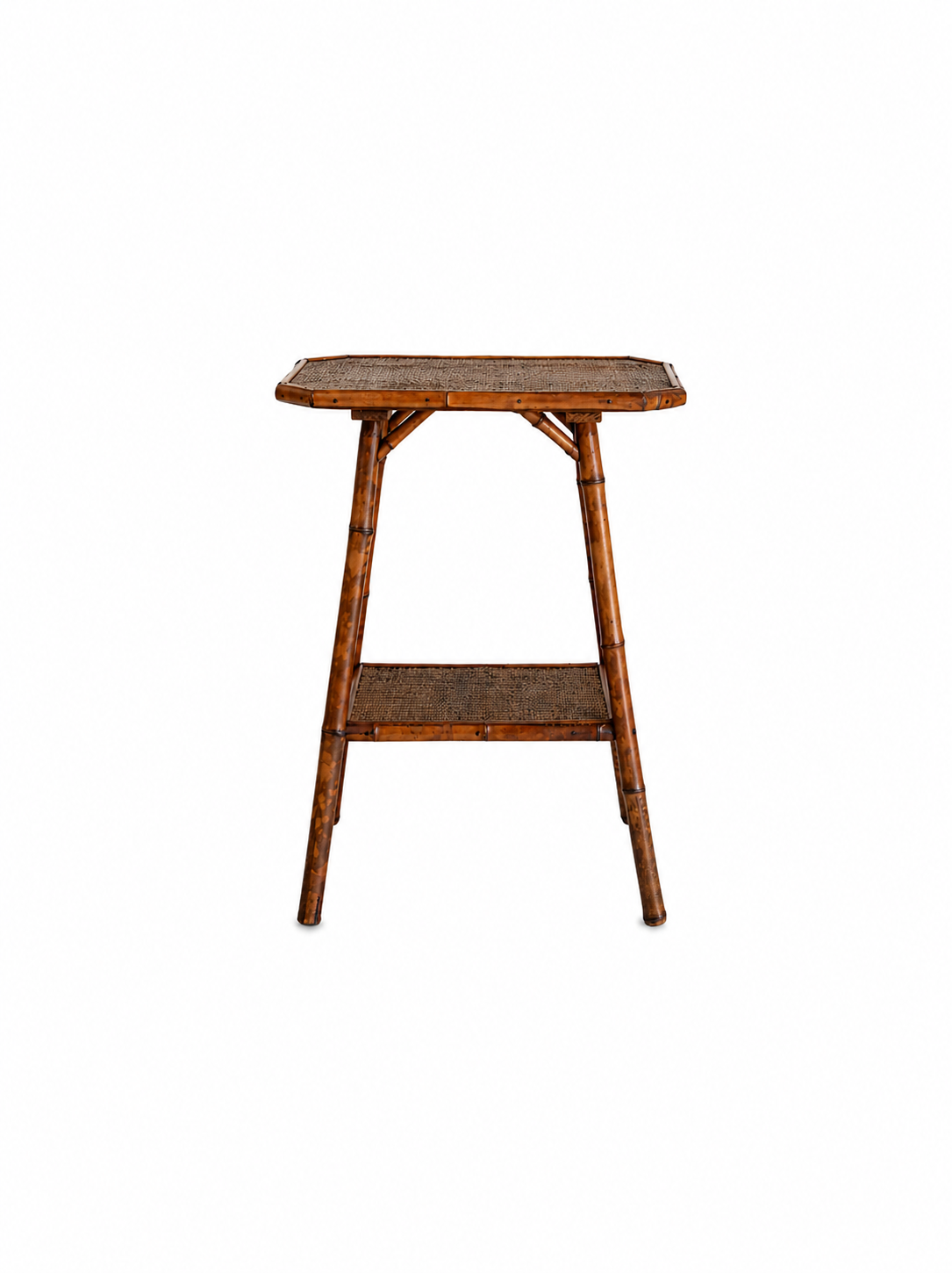 English Bamboo Side Table, c. 1900