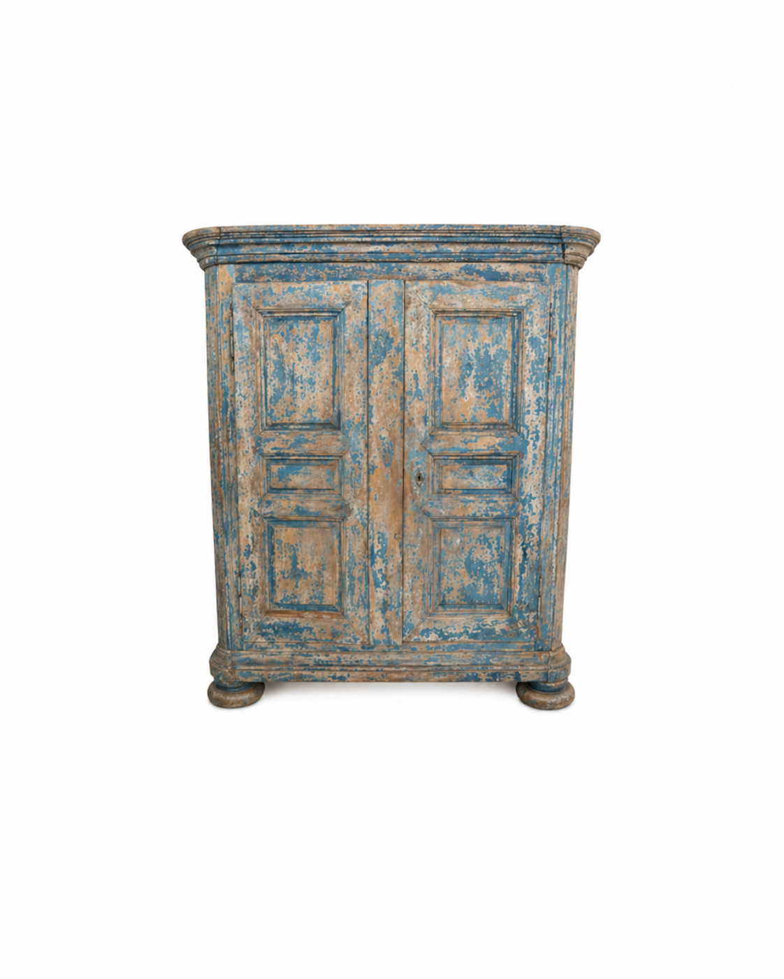 French Armoire with Original Paint, c. 1720