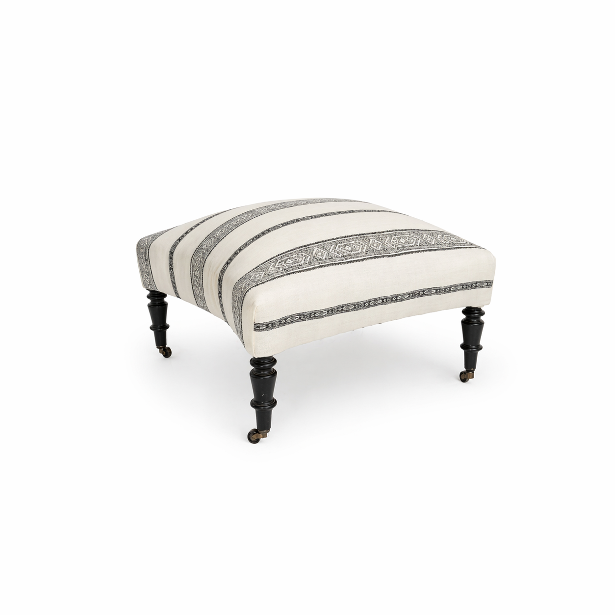French Duchesse Stool c1880 - New Upholstery
