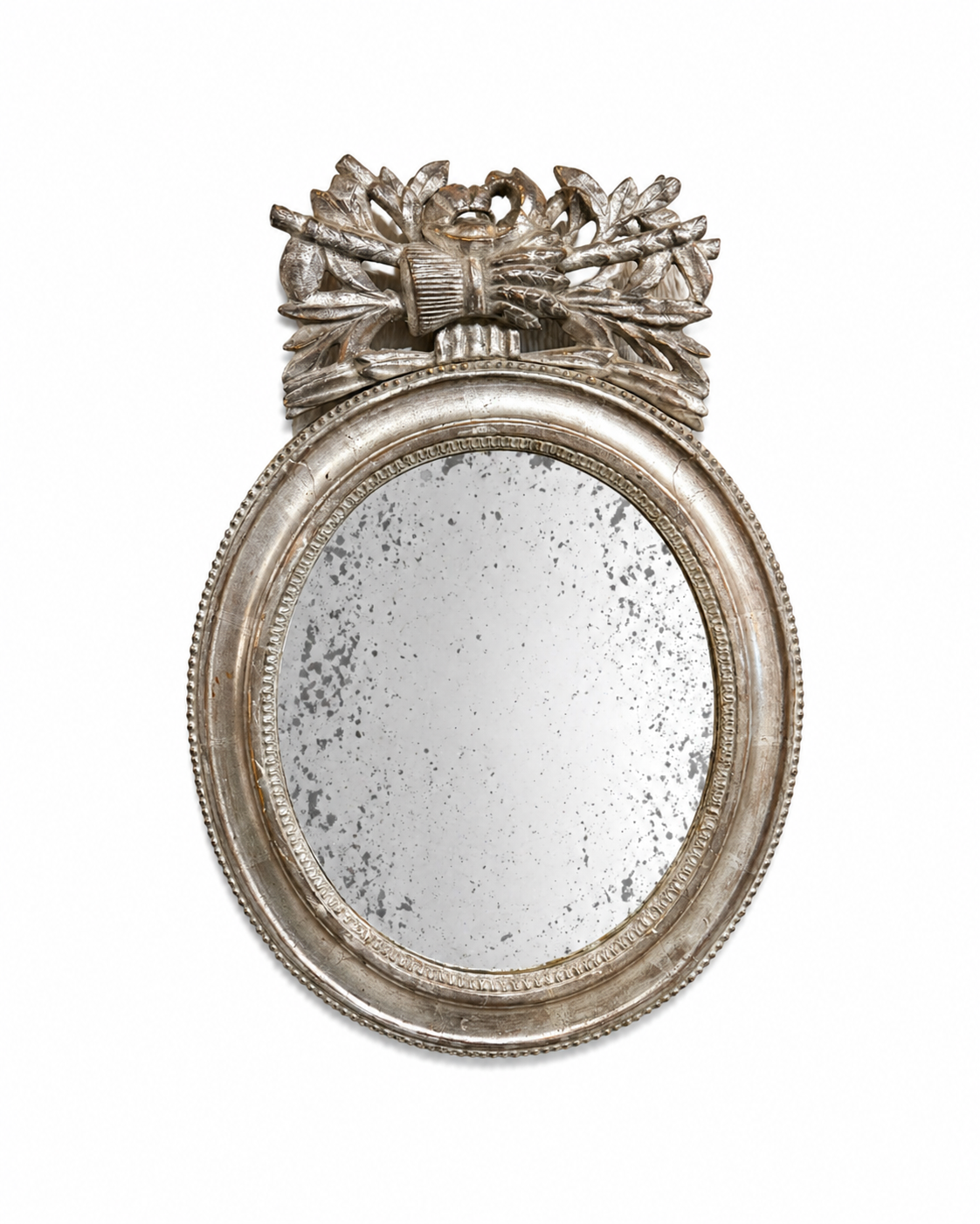 Silver Gilt Oval Mirror, c. 1860  2.png