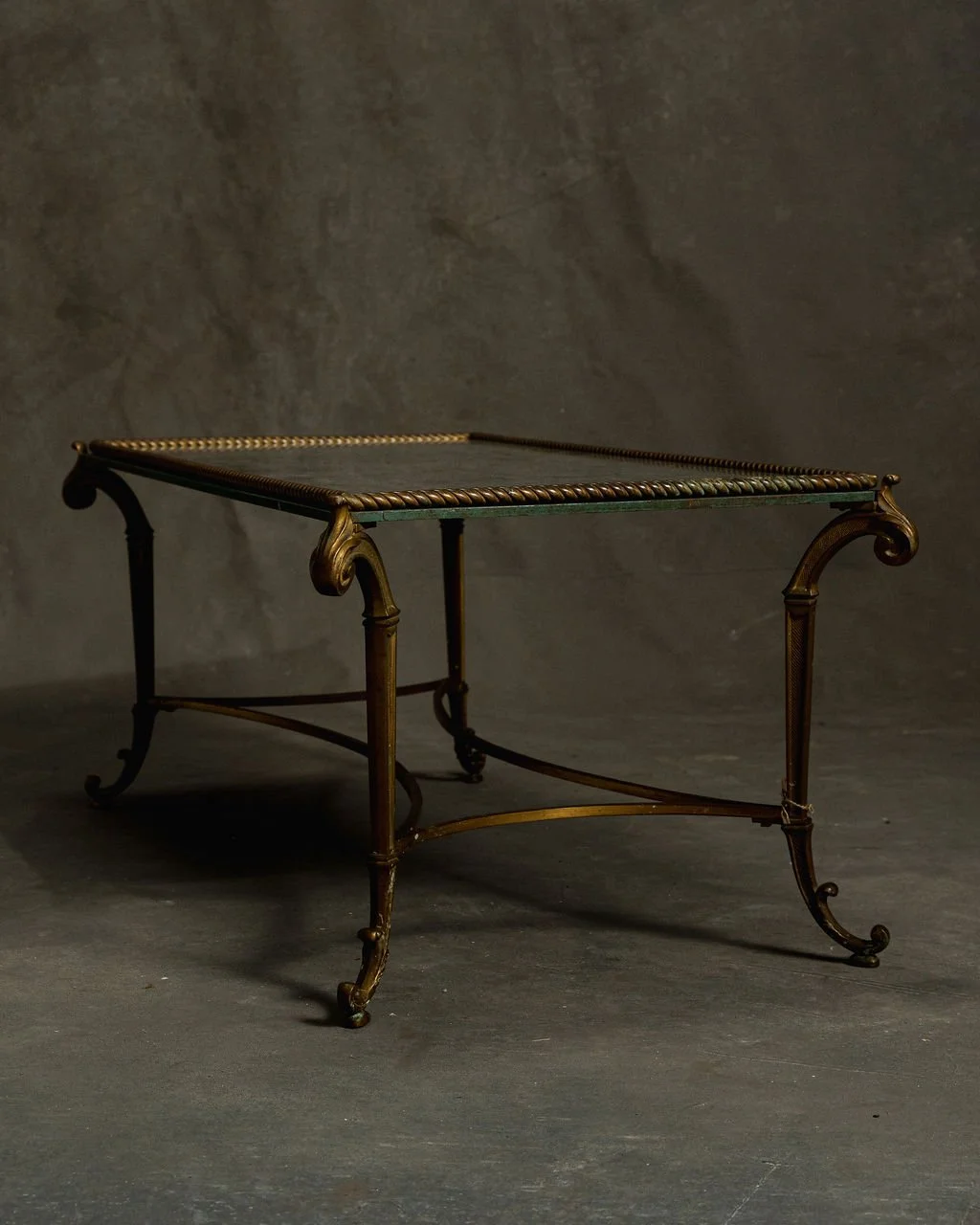 French Maison Mirrored Glass Coffee Table3.jpg