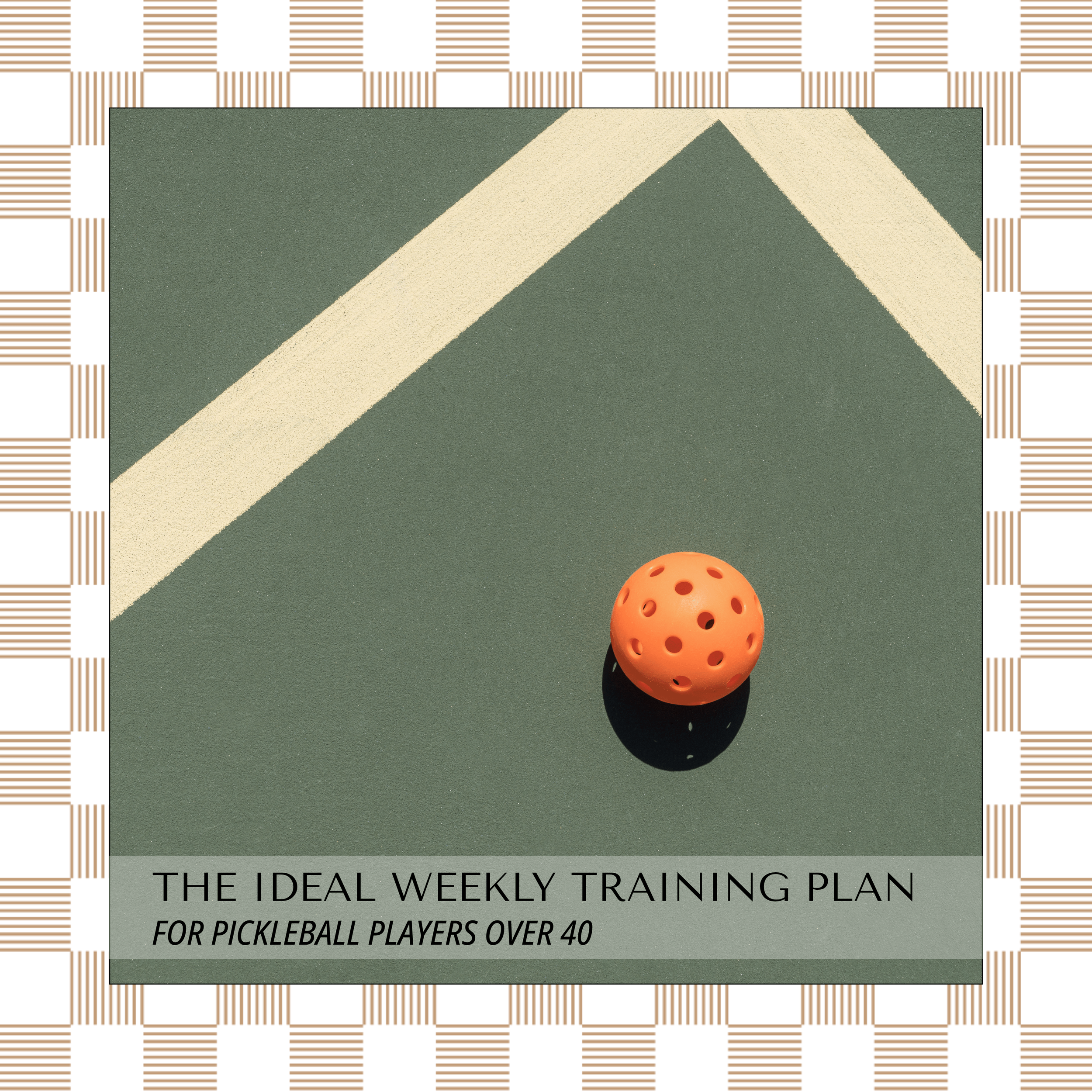 The Ideal Weekly Training Plan for Pickleball Players Over 40