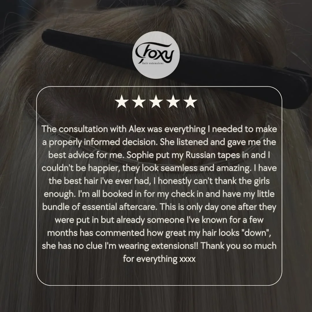 A lovely review from our new client heather✨