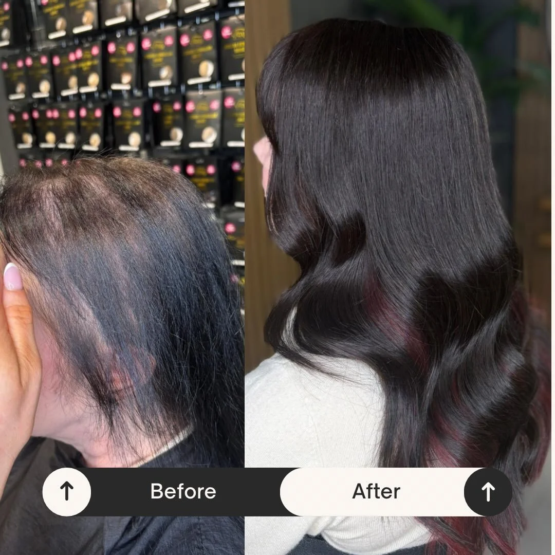 ✨ MESH INTEGRATION TRANSFORMATION ✨

Our new Mesh Integration System is designed for women experiencing hair thinning, breakage or hair loss - giving you fullness, coverage and confidence without tension or damage to your natural hair.

✨Lightweight
