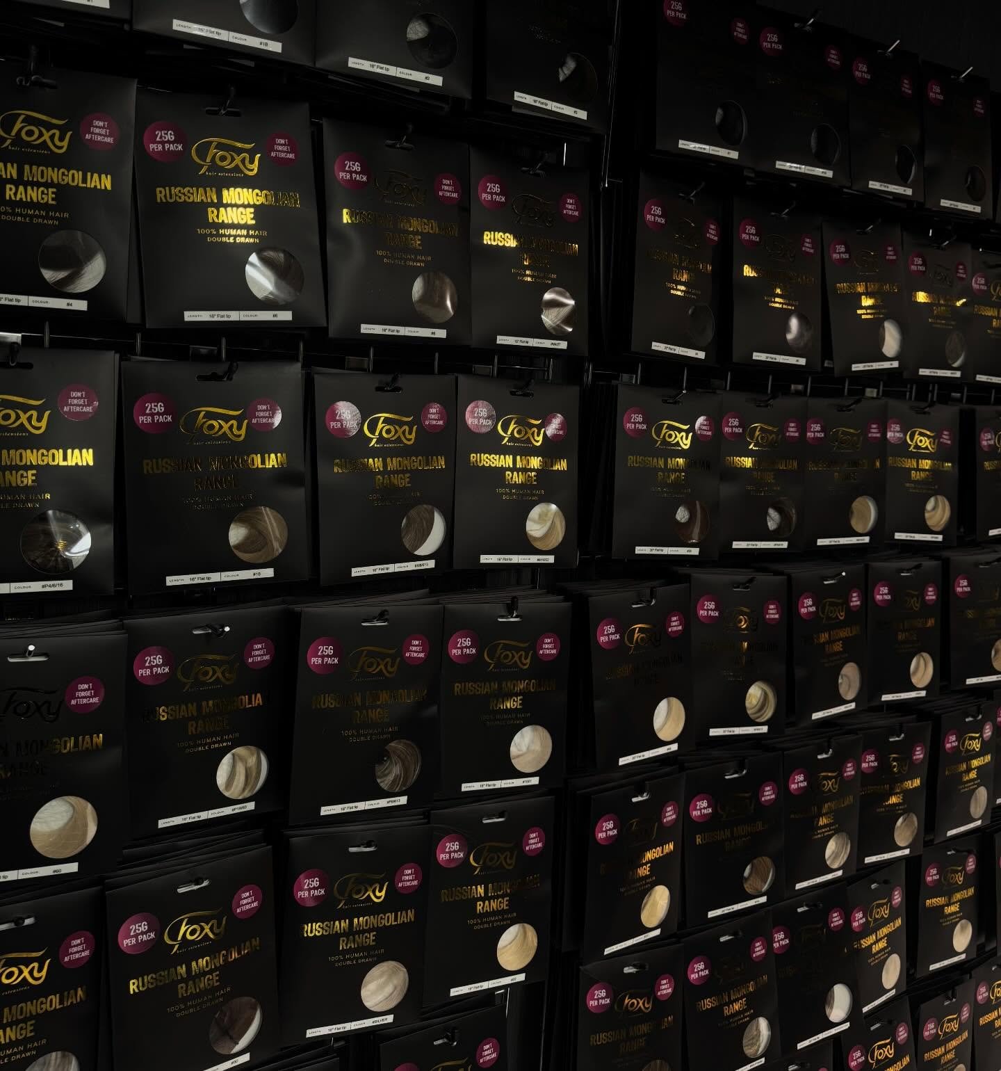 How satisfying is our fully stocked individuals wall✨

Hair all in stock for application &amp; trade purchases 💸