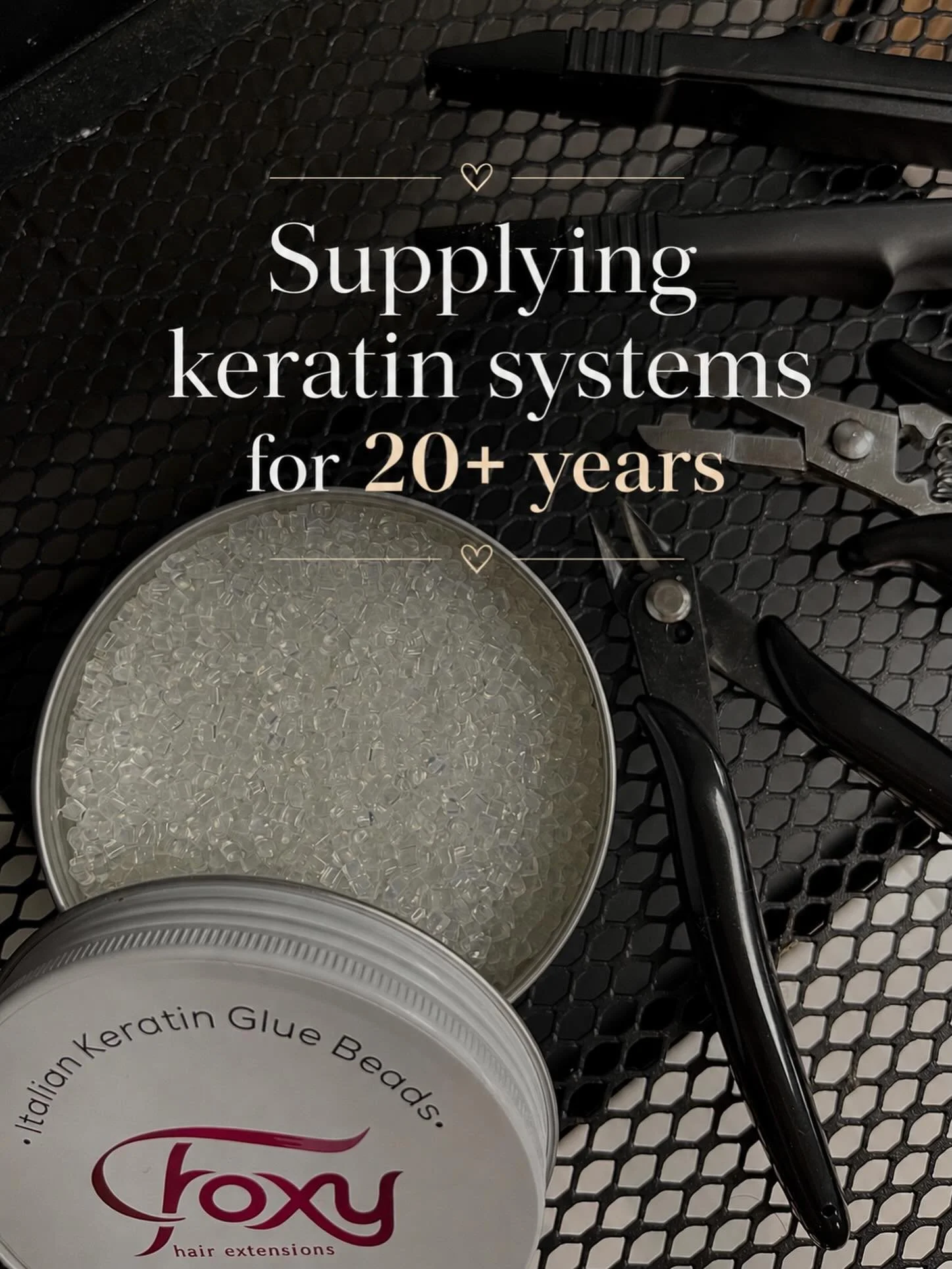 Calling all extension specialists 🤍

Keratin bonded extensions may be having a huge moment right now&hellip; but at Foxy, we&rsquo;ve been supplying them since 2004.

From luxury pre-bonded hair to professional tools, keratin beads, removers, heat c