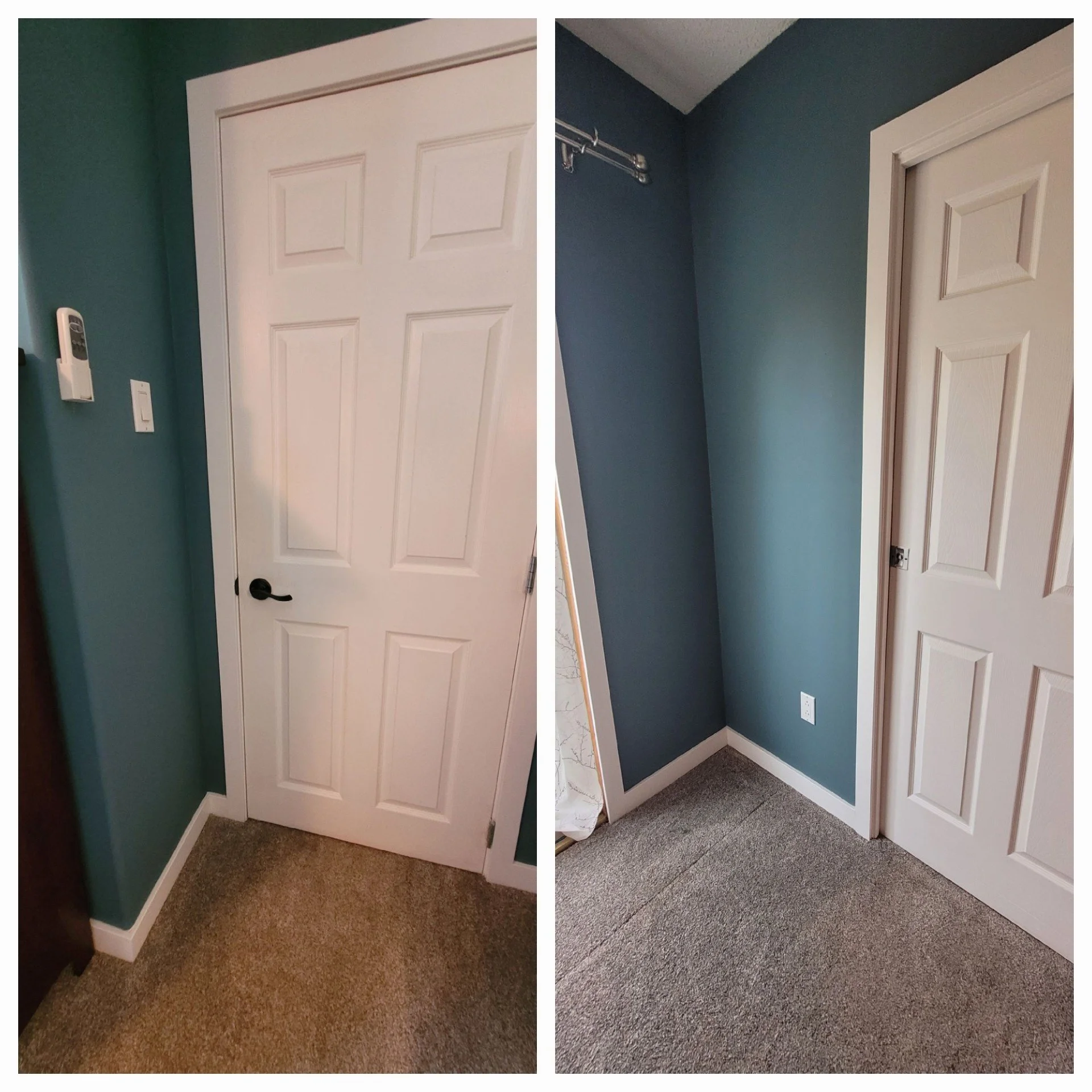 Home update- Painting- New trim and baseboard- New door handles