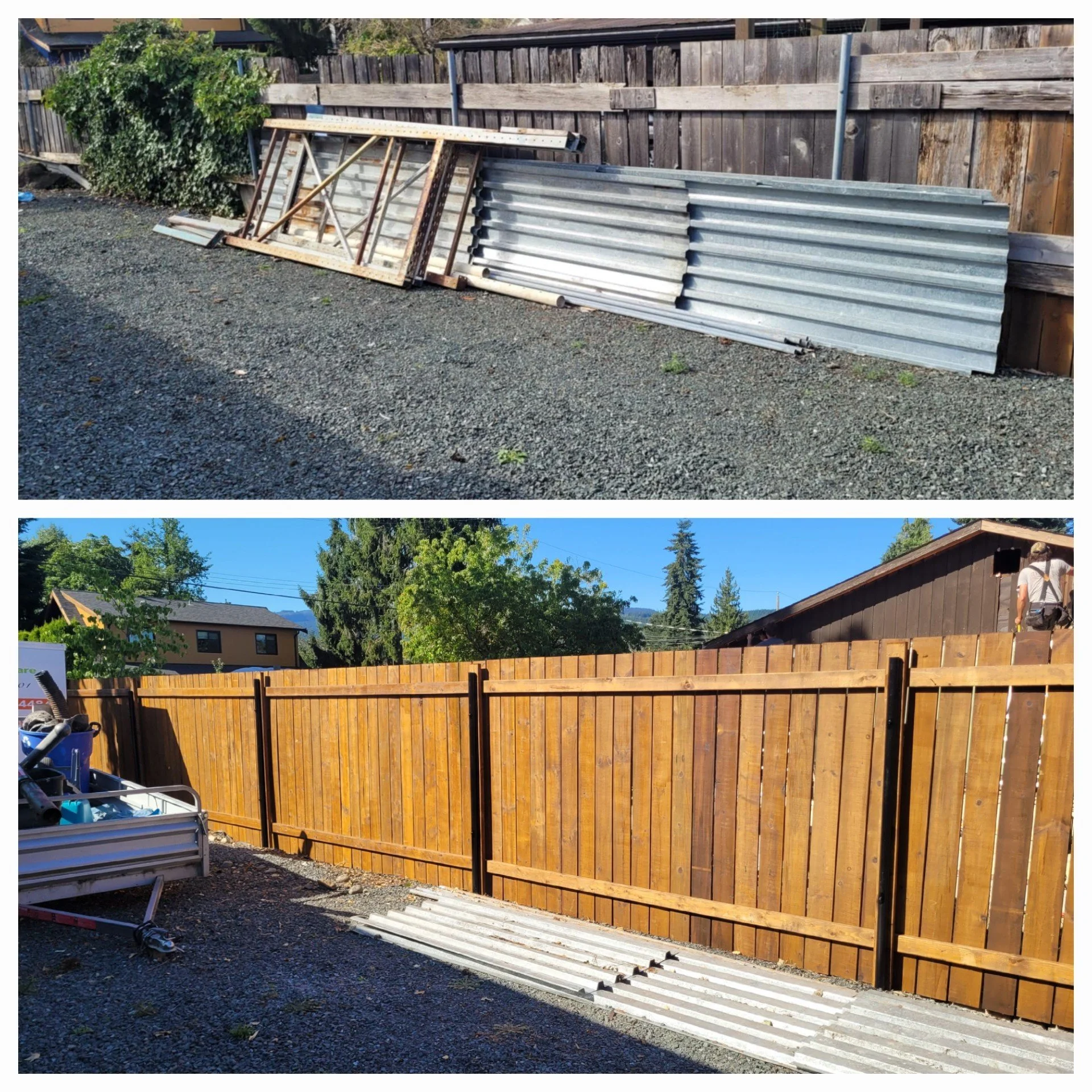 New fence