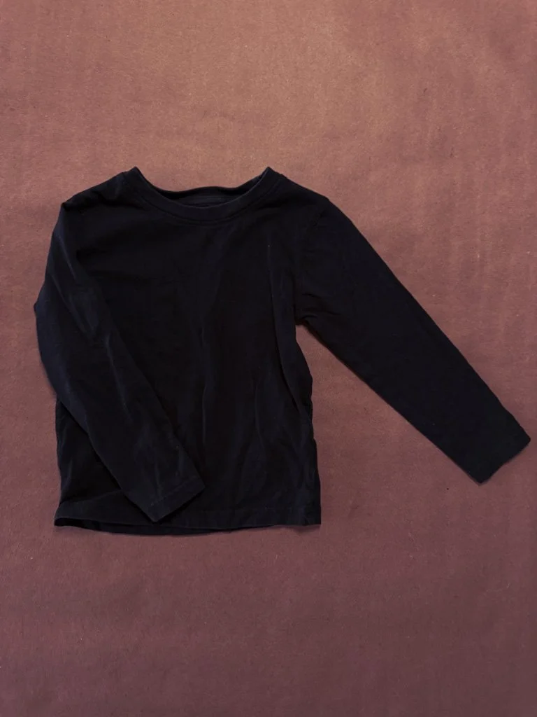 Black Long Sleeve Tee 4T