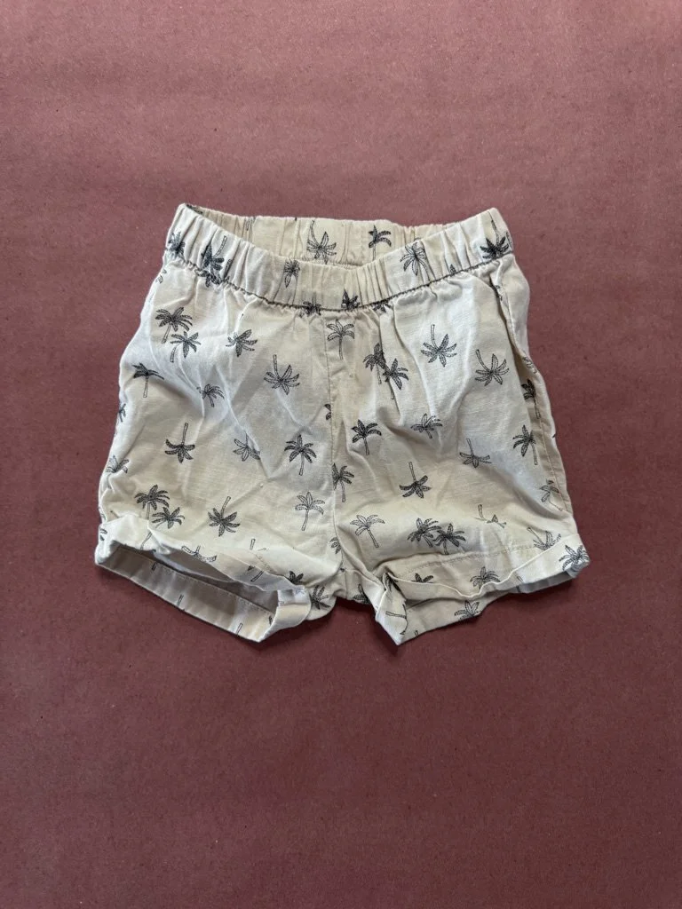 Palm Trees Baby Shorts 12m