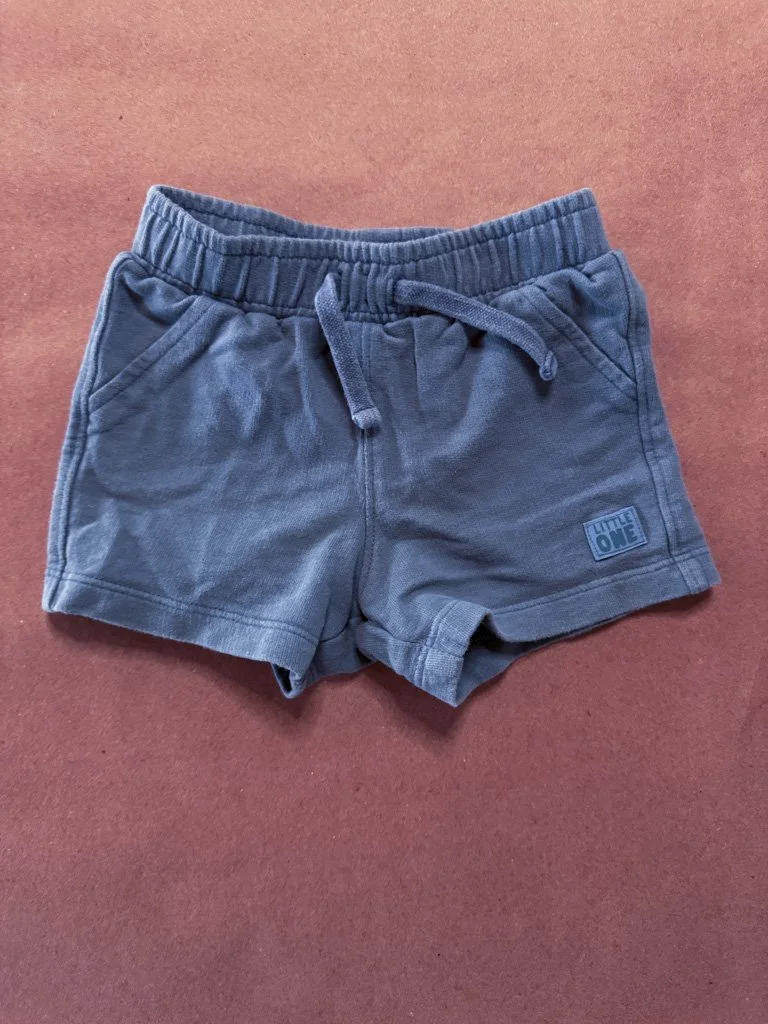 Blue Shorts Baby 12m