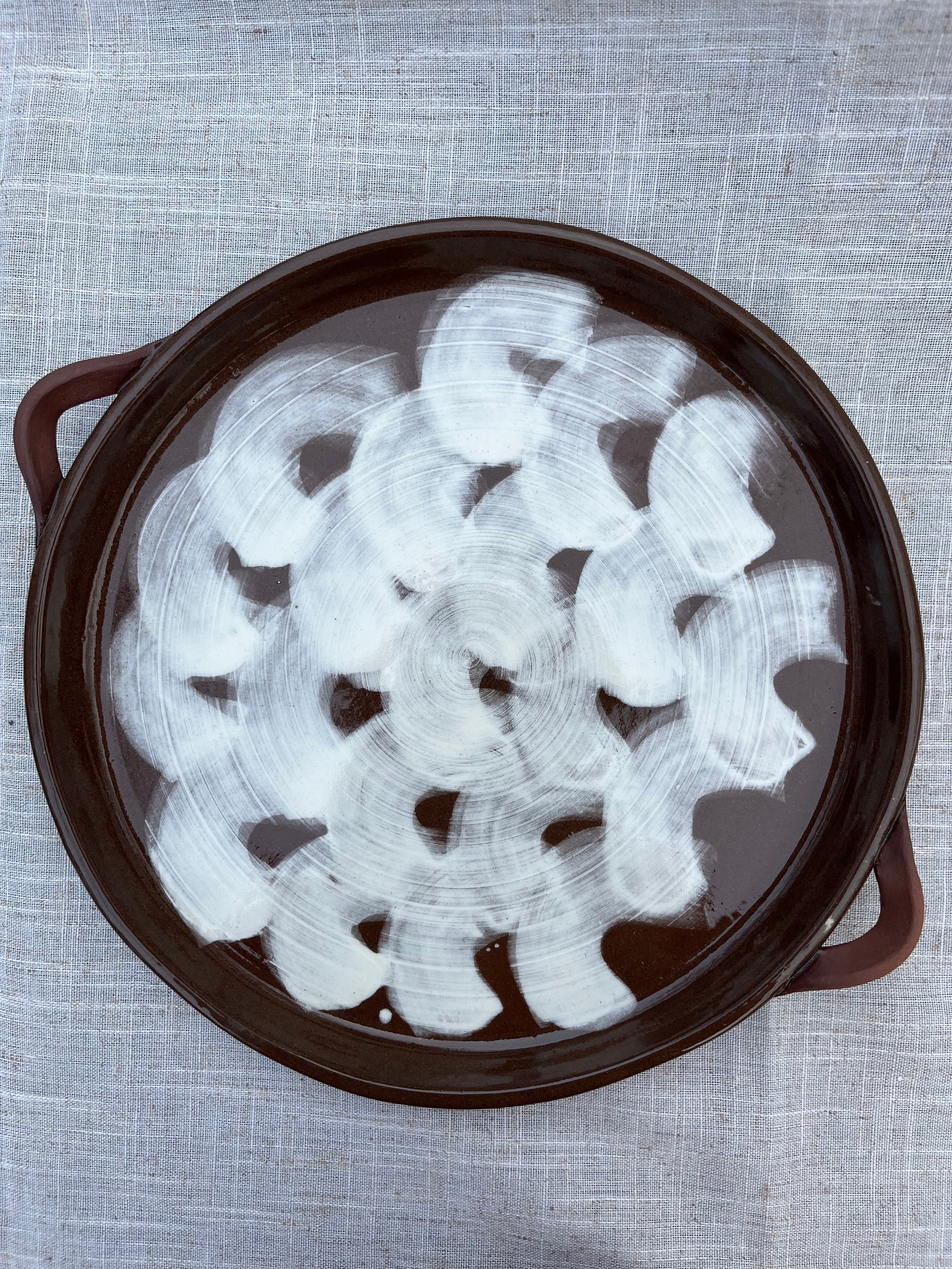 Terracotta Wave Platter