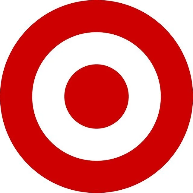 Red and white concentric circle target symbol.