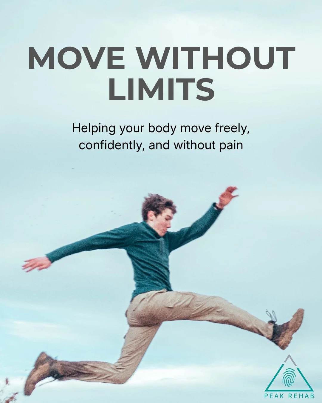 Your body was made to move!  Freely, powerfully, and without hesitation.

Physiotherapy isn&rsquo;t just about recovering from injury.  It&rsquo;s about restoring mobility, improving strength, preventing pain, and helping you move with confidence aga