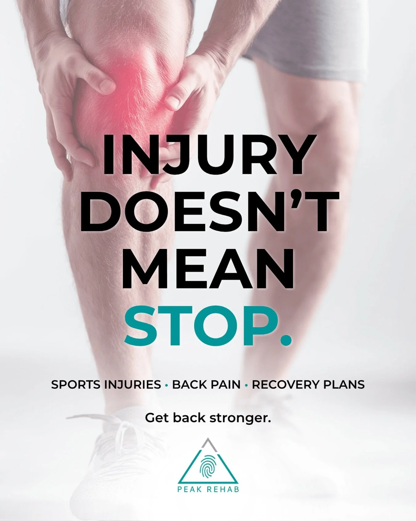 Injury doesn&rsquo;t mean you have to stop it means your body needs a smarter approach.

A lot of people either ignore the pain or push through it, thinking it will go away on its own, but without proper treatment, small issues can turn into long ter