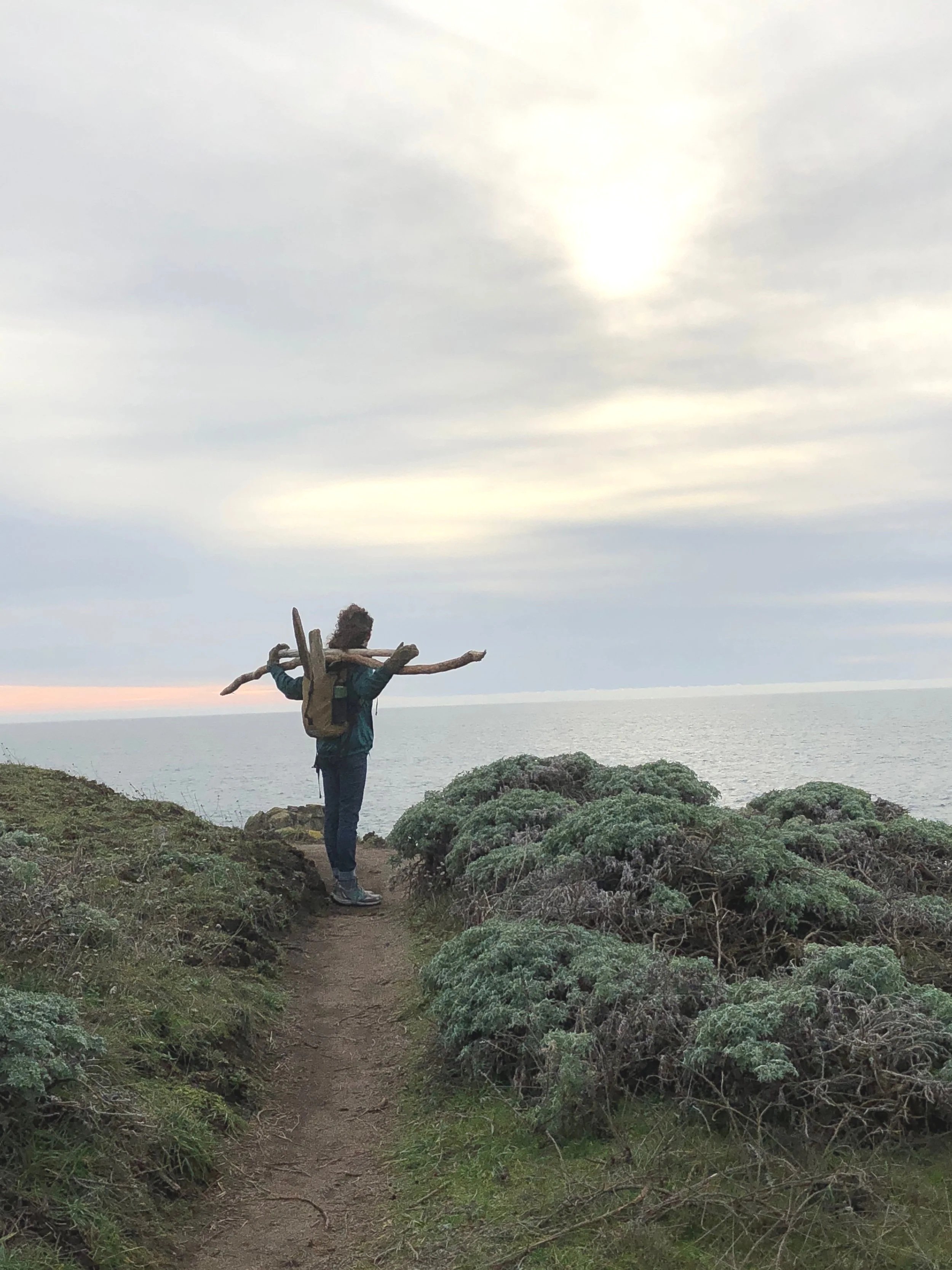 Summer sunset by the sea
