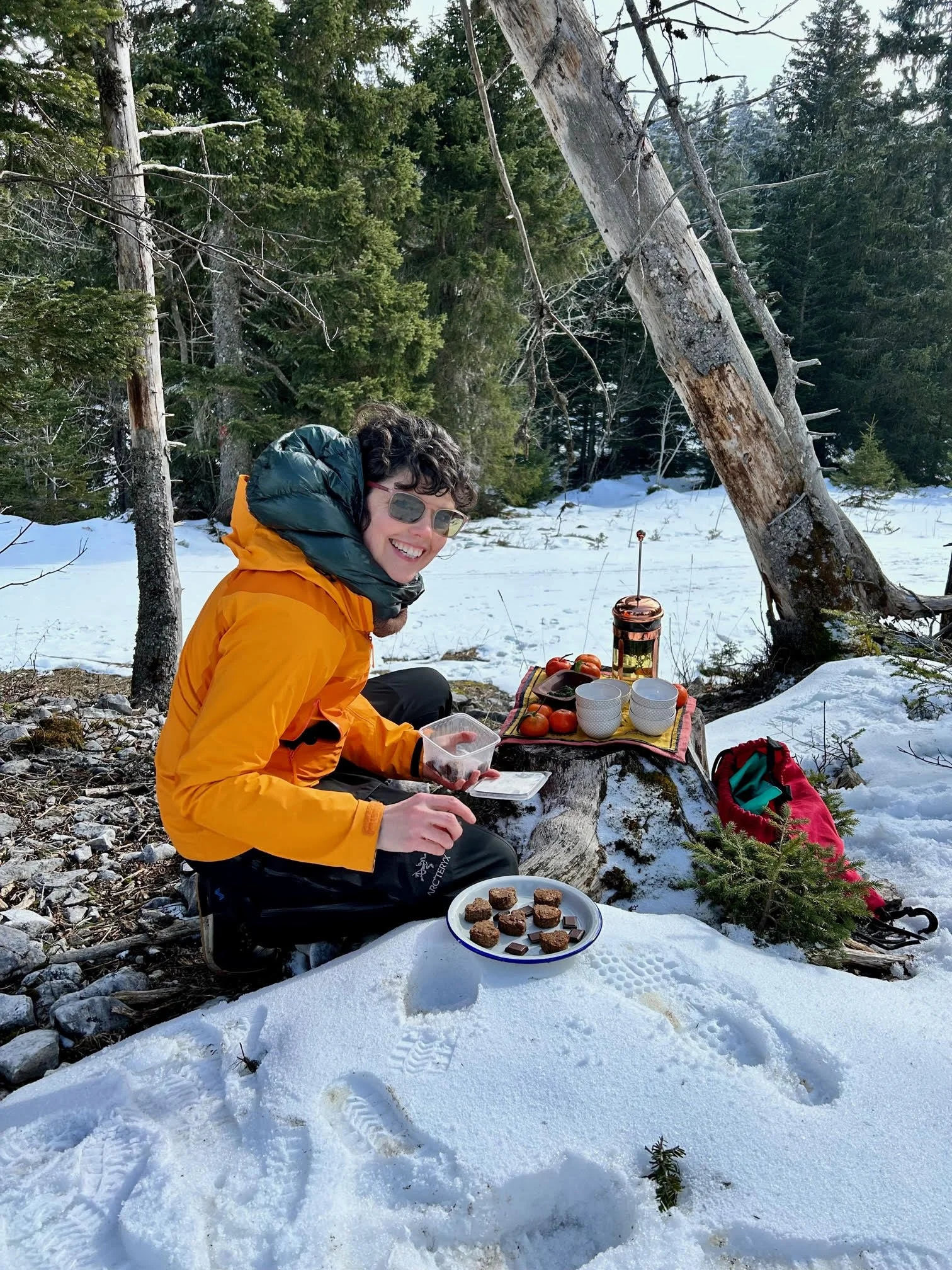 Winter Forest Therapy Tea Time