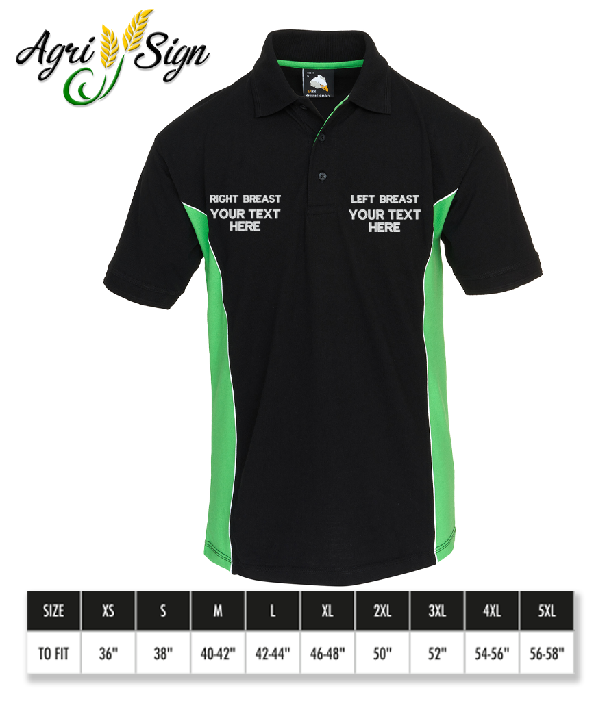 ORN Silverswift Polo Shirt black lime.png