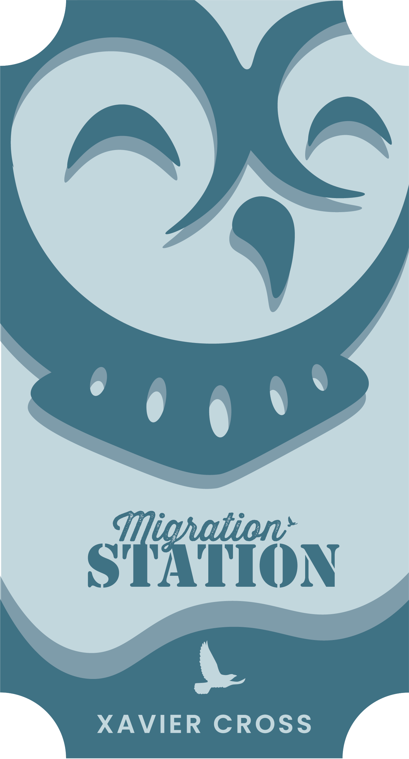 Business Card: Front (Blue)