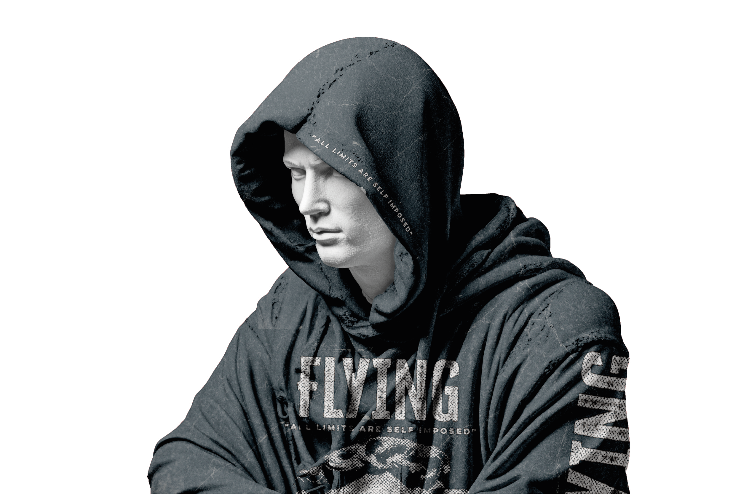 Icarus Hoodie (on model)