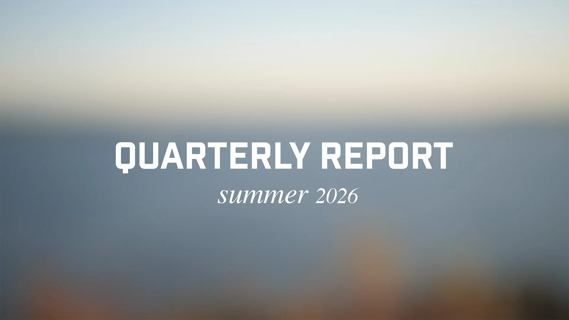 SUMMER 2026