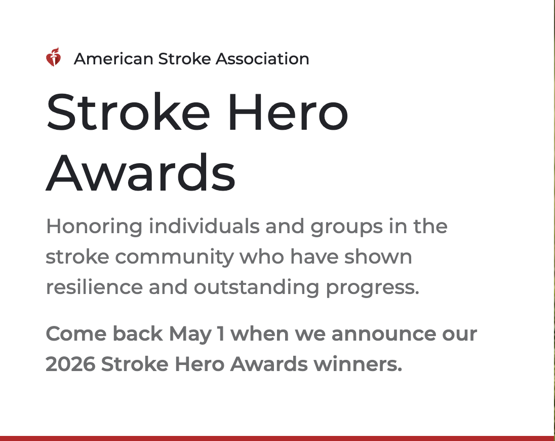 Stroke Hero Awards 