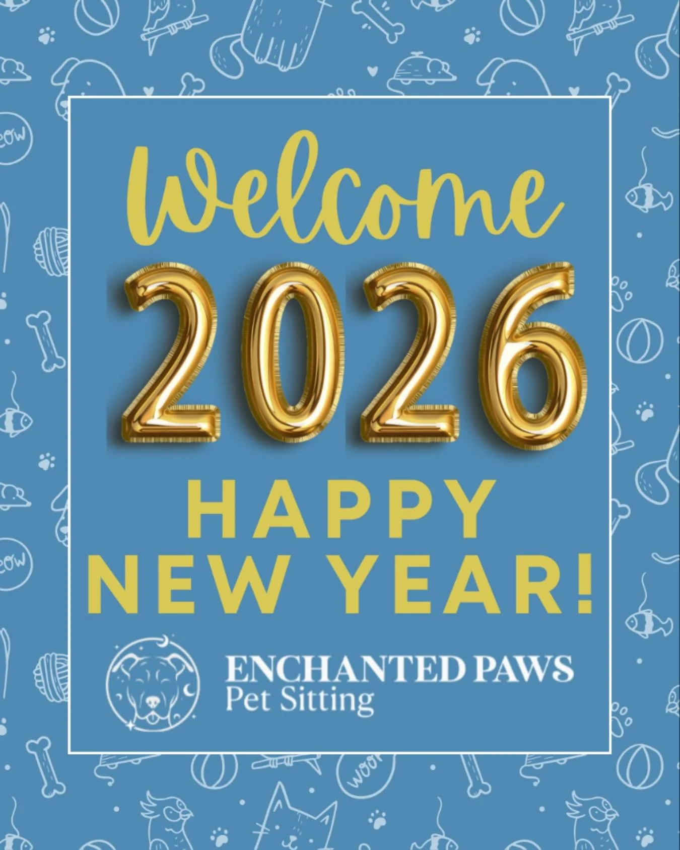 Happy New Year! 🎉

We cannot wait to see all the amazing animals we get to meet this year 😍

#petsittingmemphis #petsitter #dogwalker #petlovers