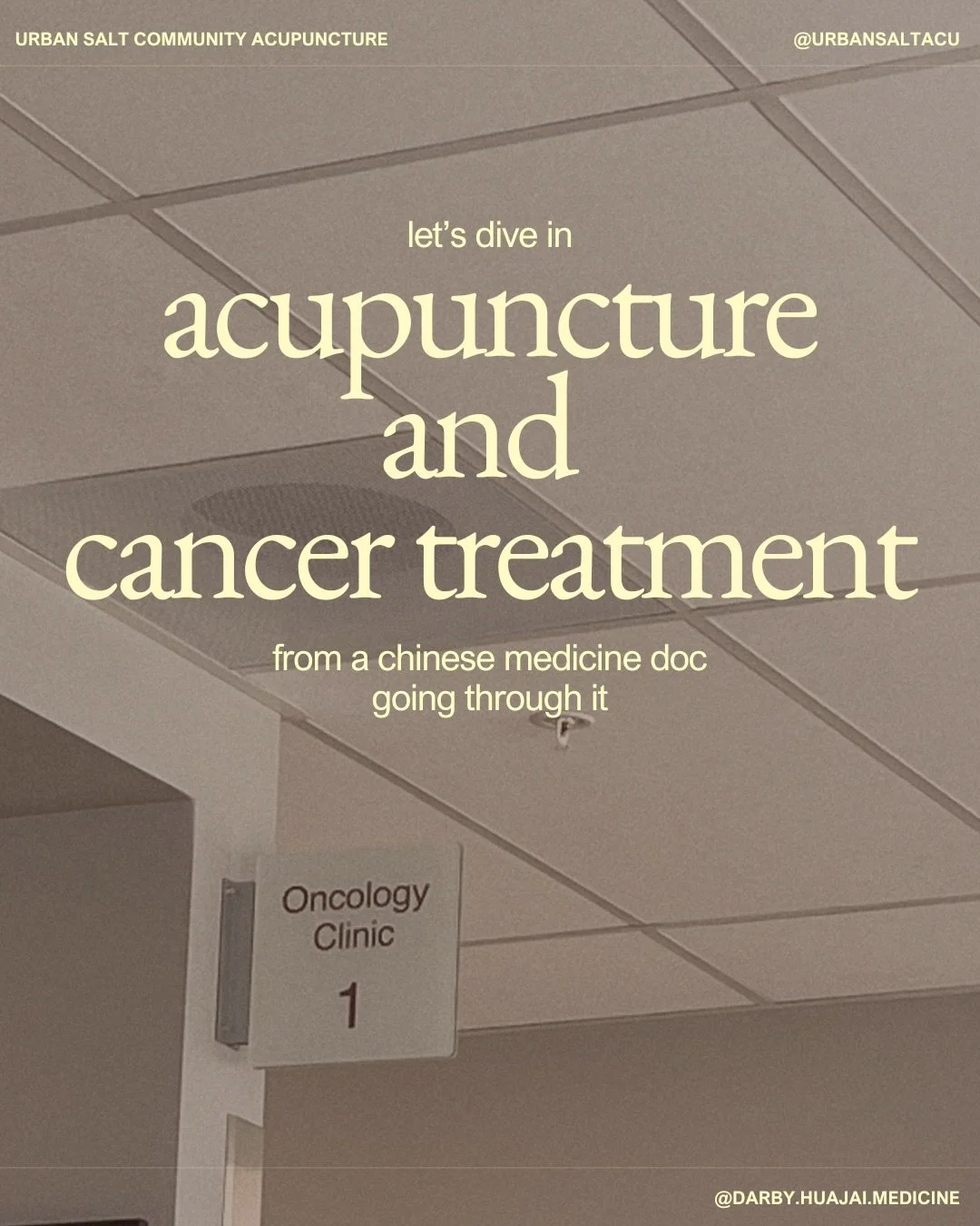 When I was joining the Urban Salt team, I kept having a thought, &ldquo;Seems like a great place and a great crew to weather a storm with.&rdquo; Little did I know that meant not just as a provider, but as a patient as well.  My weekly acupuncture se