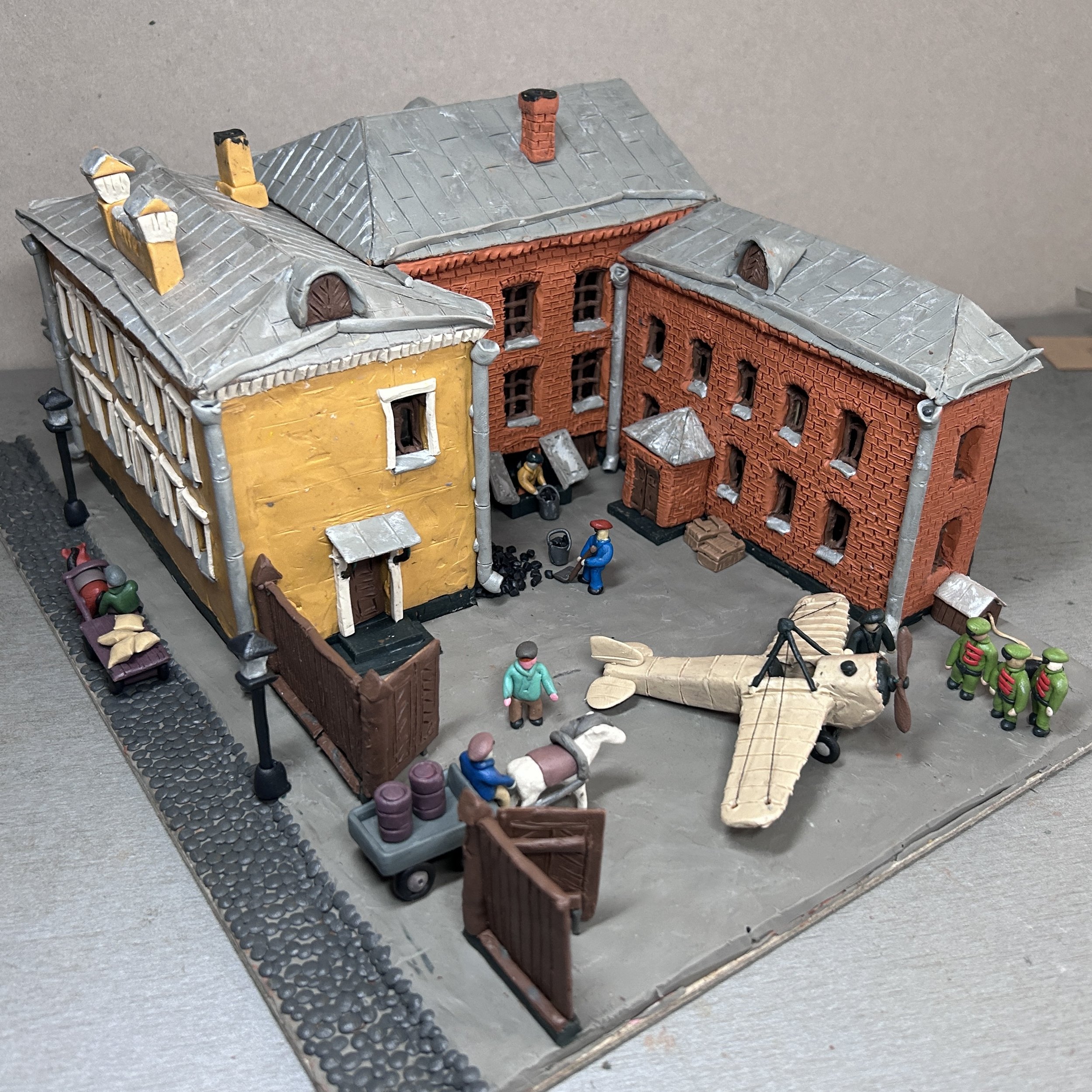 #128 Двор на Малом Козловском (сто лет назад) / Yard on Maly Kozlovsky (one hundred years ago)