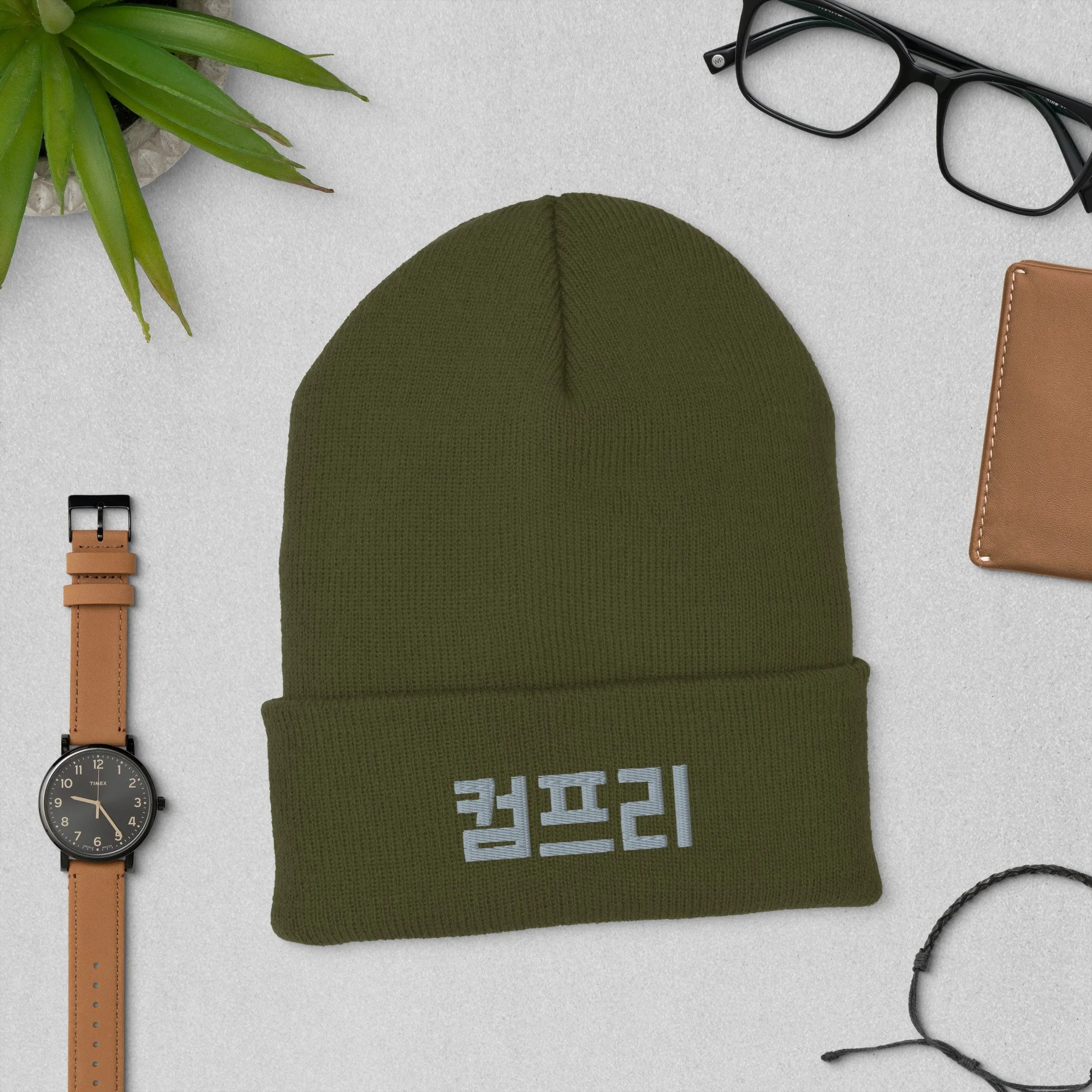 cuffed-beanie-olive-front-693e870674416.jpg