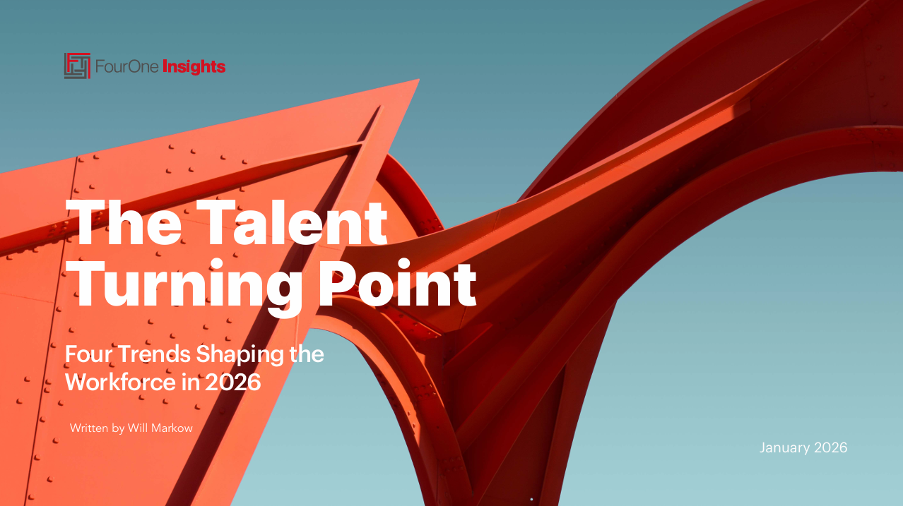 The Talent Turning Point: Four Trends Shaping the Workforce in 2026