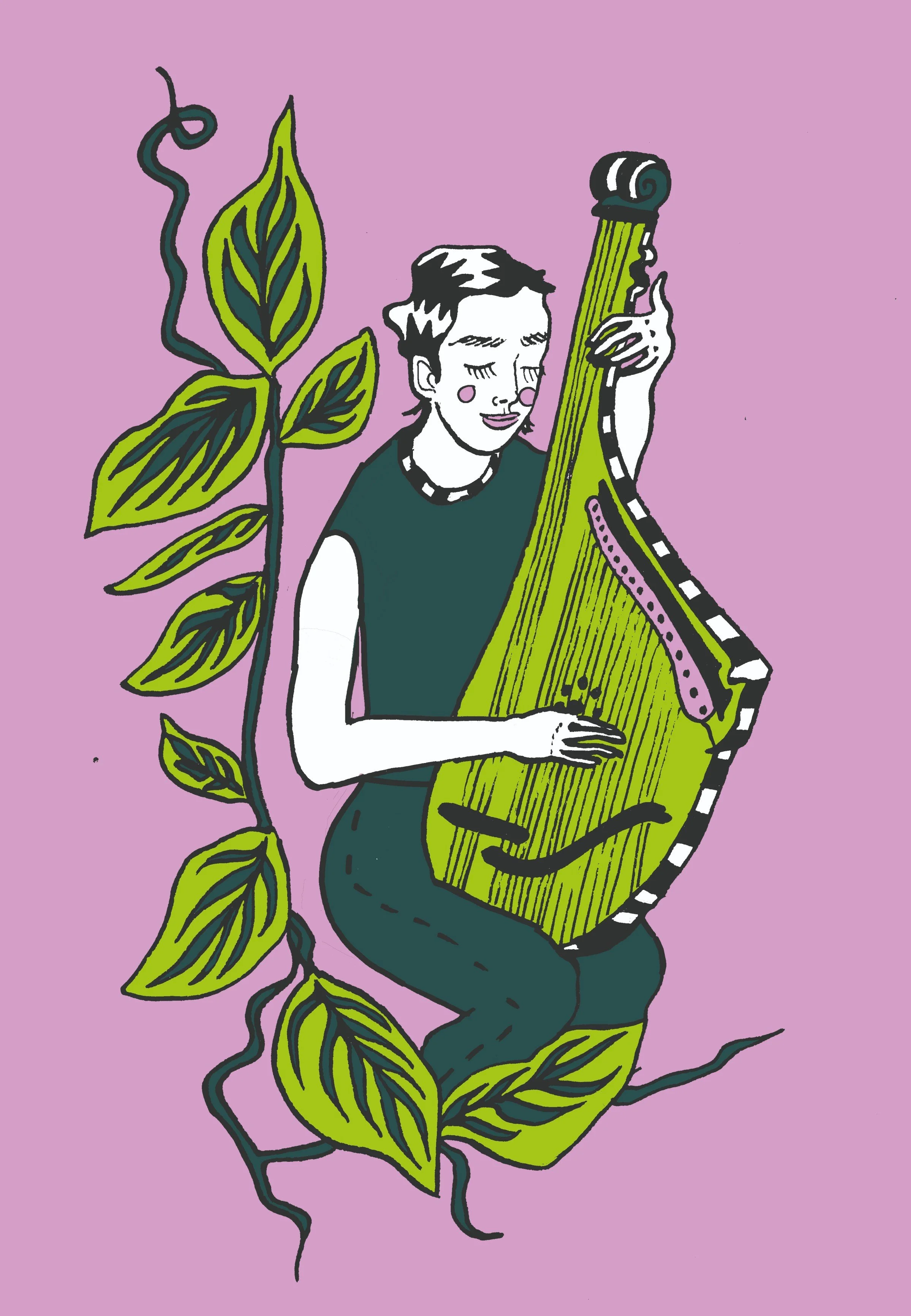 Bandura (UA)
-
Vasylysa Furmanova is a Ukrainian bandura player, instrumentalist, and singer based in Germany. Originally from Kharkiv and later living in Kyiv, she developed a strong connection to the bandura and Ukrainian musical traditions. Her wo