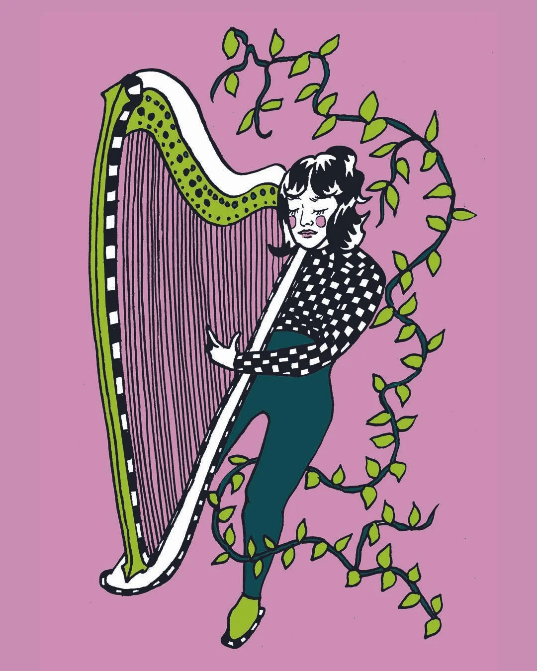 Harp  (BR)
-
Marina Mello is a Brazilian harpist based in Zurich whose work explores the harp beyond its traditional sound and playing techniques. She works with acoustic, electric, prepared, and hybrid harps, incorporating extended techniques, objec