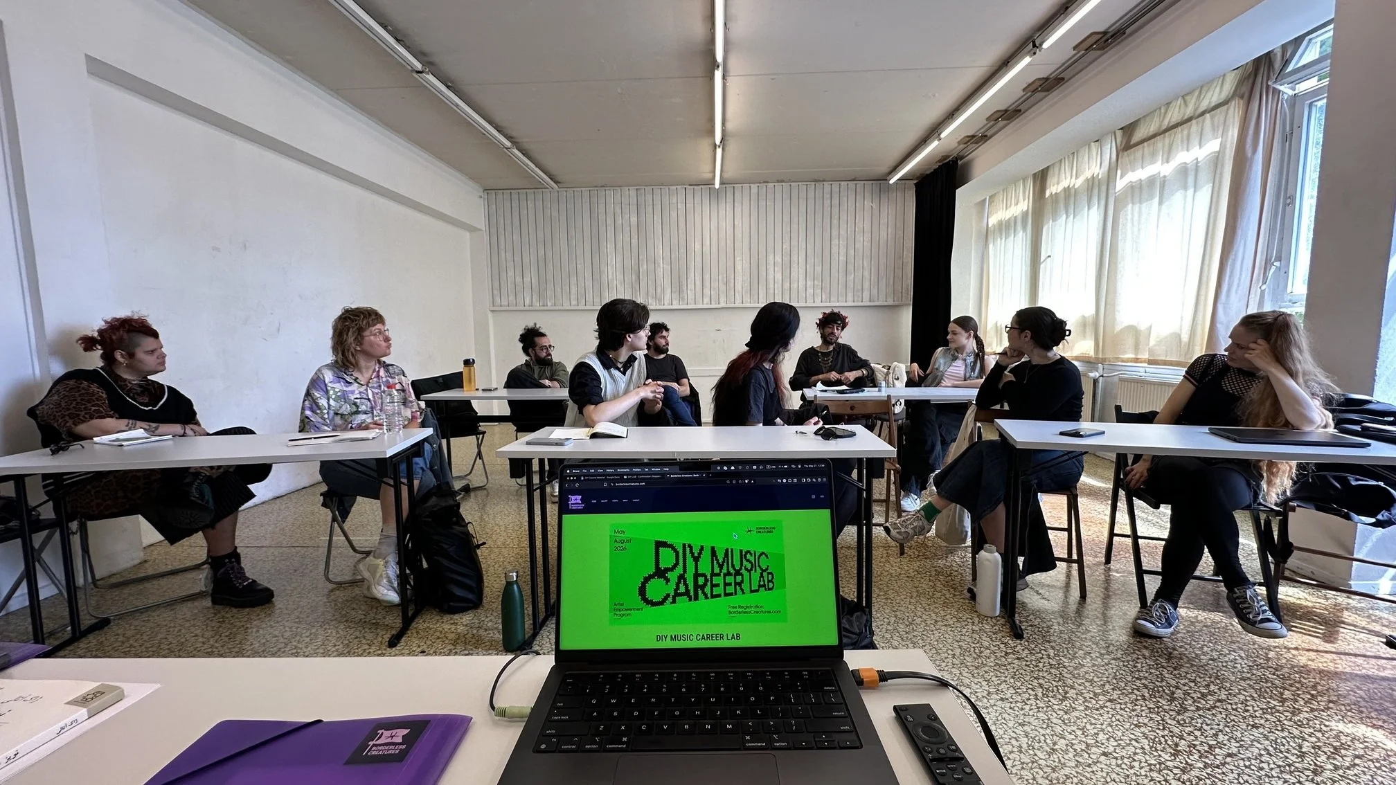 DIY MUSIC CAREER LAB - Session 1 - Define your artistic path - Facilitators: Niki Yaghmaee - Soheil Soheili
